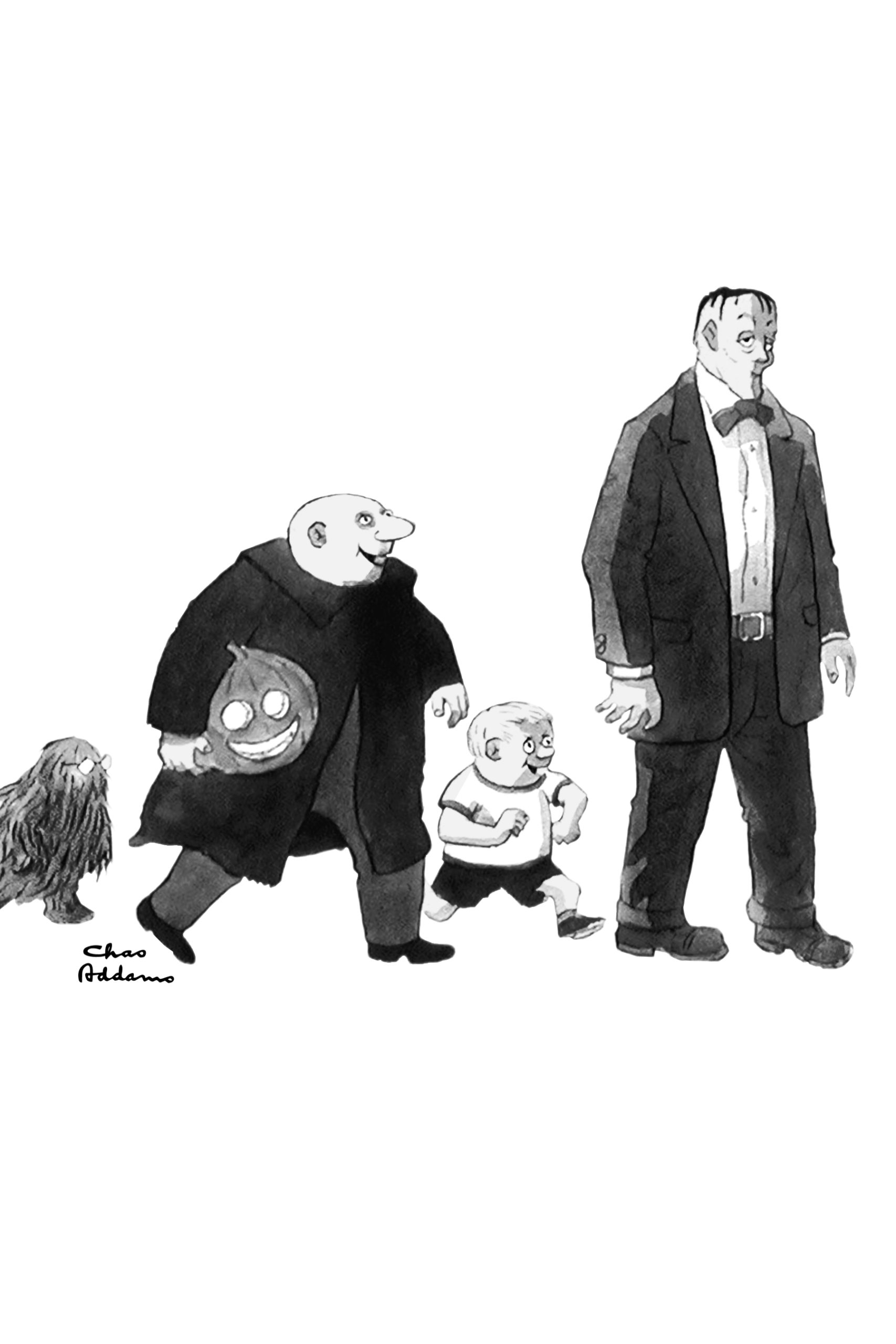 Cartoon characters created by Charles Addams.