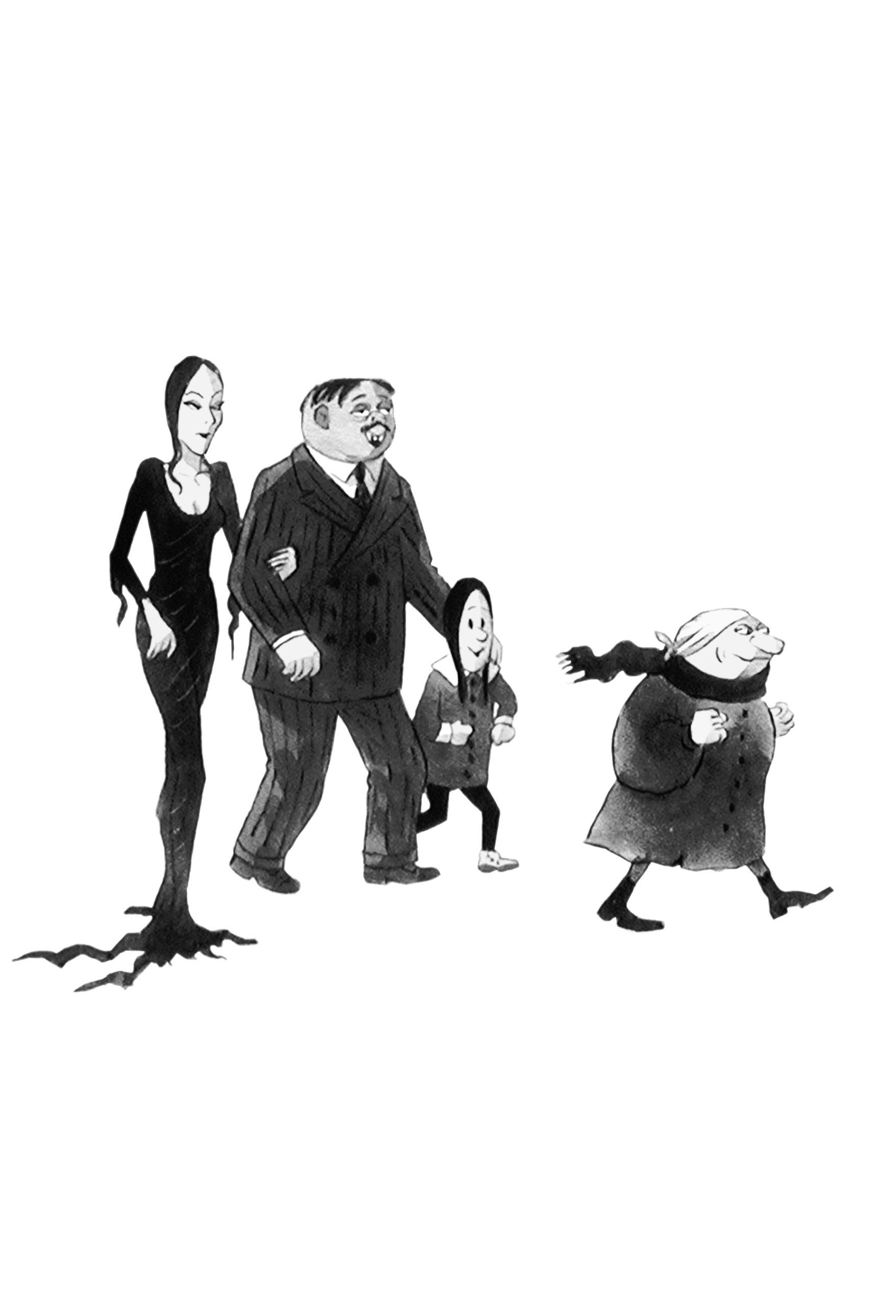 Cartoon characters created by Charles Addams.