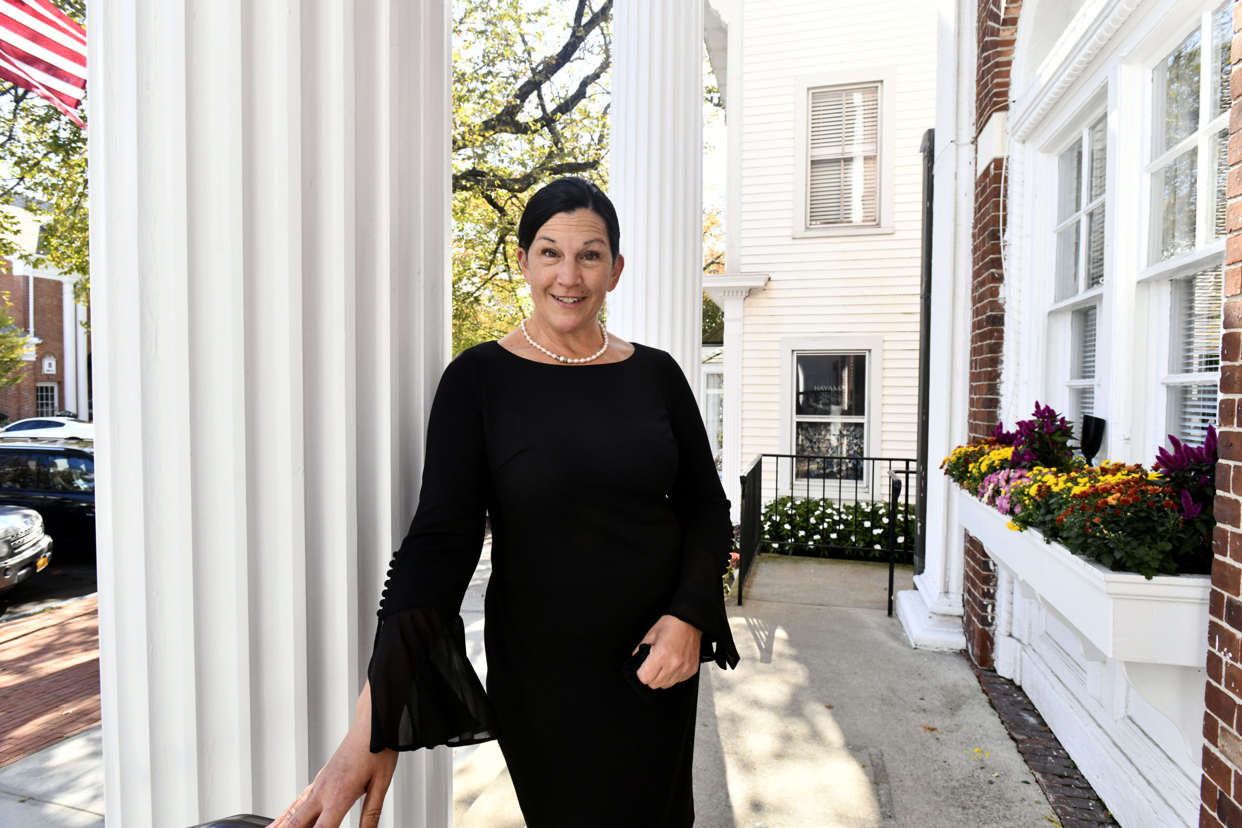 Cathy Sweeney, the new Southampton Village Clerk at Village Hall on Monday.  DANA SHAW