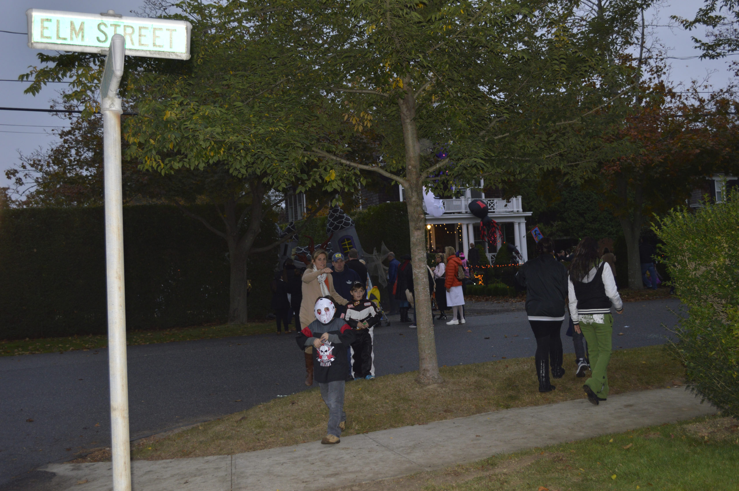 Trick-or-treating on Elm Streeti s a Halloween tradition in Southampton Village and it may not happen this year.     EXPRESS FILE