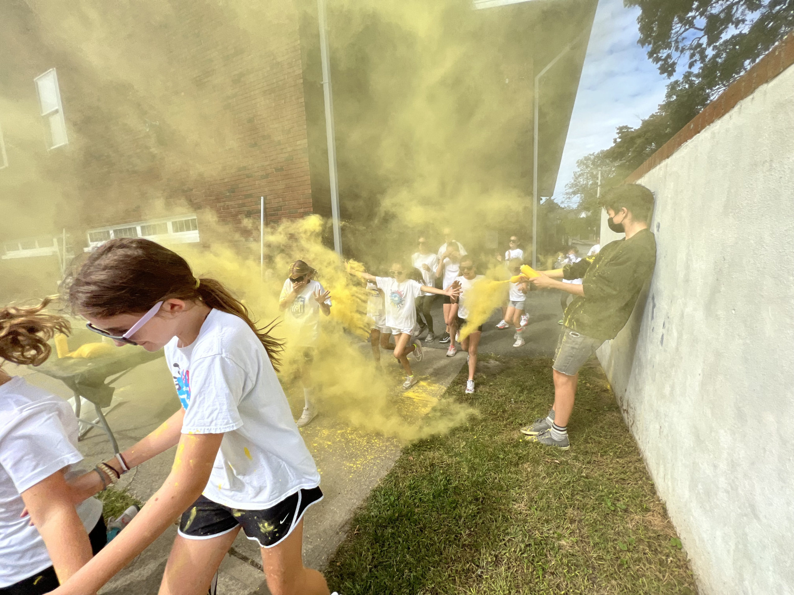 A color run was held on Sunday to support the Pierson Class of 2022.  DANA SHAW