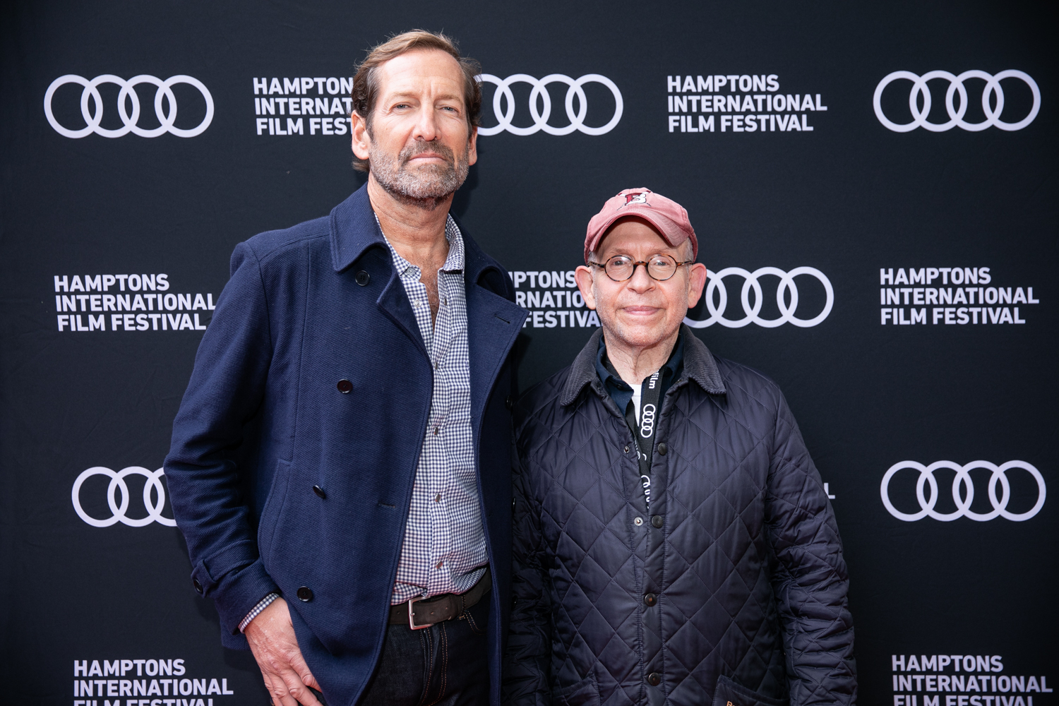 Kevin Ulrich and Bob Balaban at the 29th annual Hamptons International Film Festival.