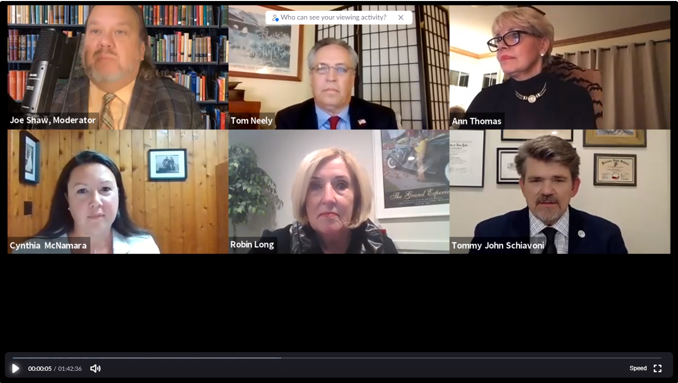 The Express News Group hosted a virtual debate of Southampton Town political candidates at 7 p.m. on Monday, October 18.