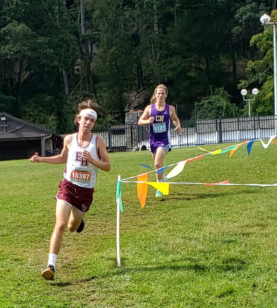 Liam Fowkes running at the Suffern Invitational on September 18.