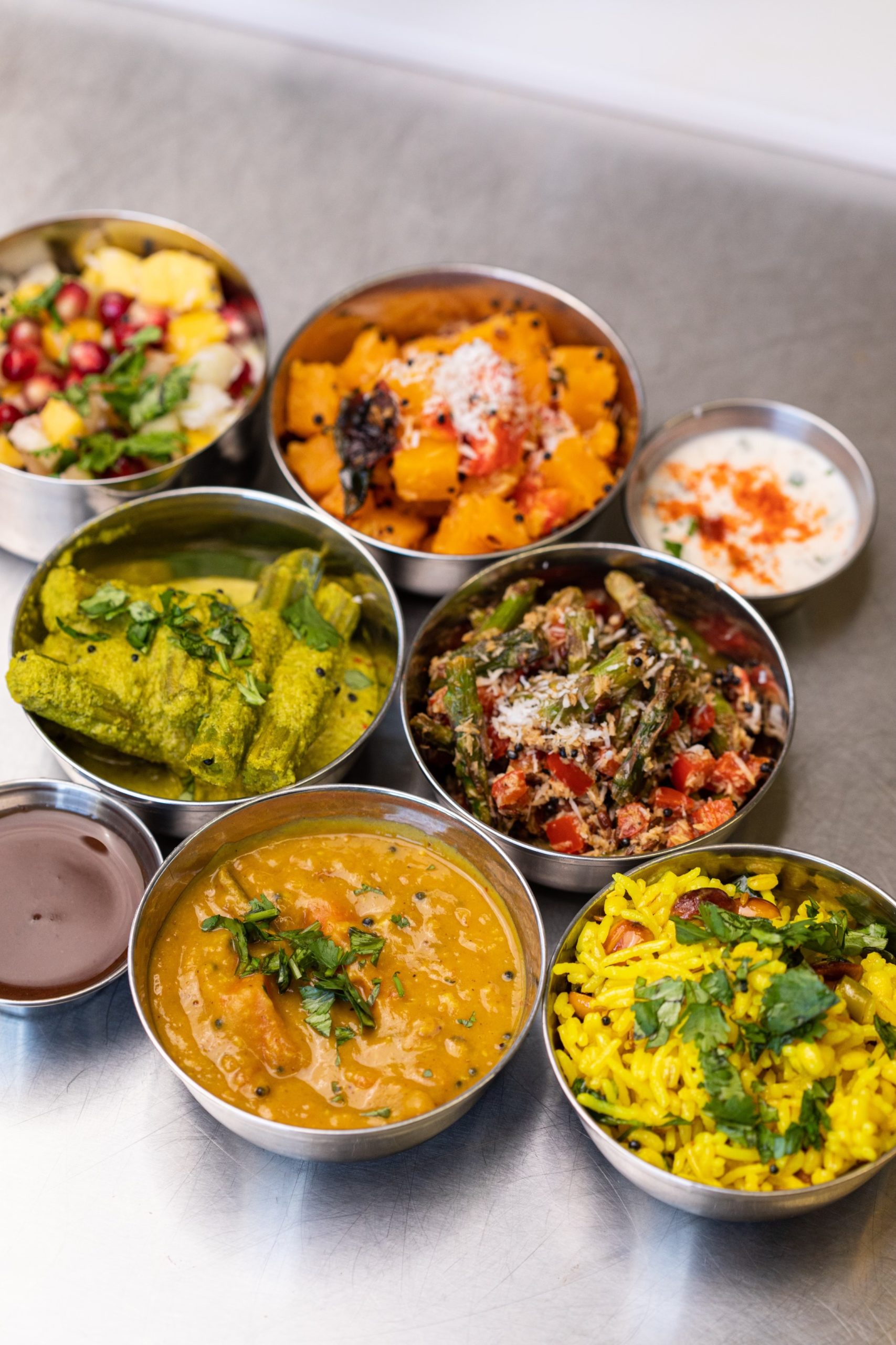 Corey DeRosa uses high quality ingredients to create his Tapovana lunch boxes, which include South Indian recipes that follow Ayurvedic principles of eating.