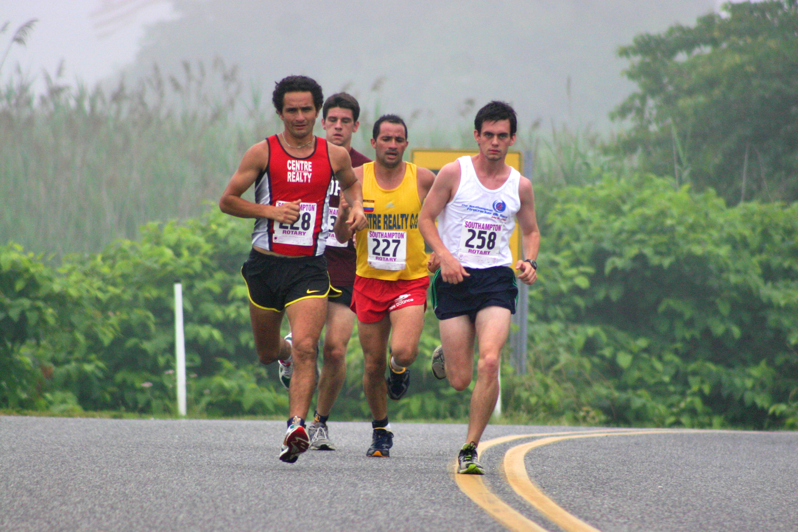Runners during the 2008 Firecracker 8K.