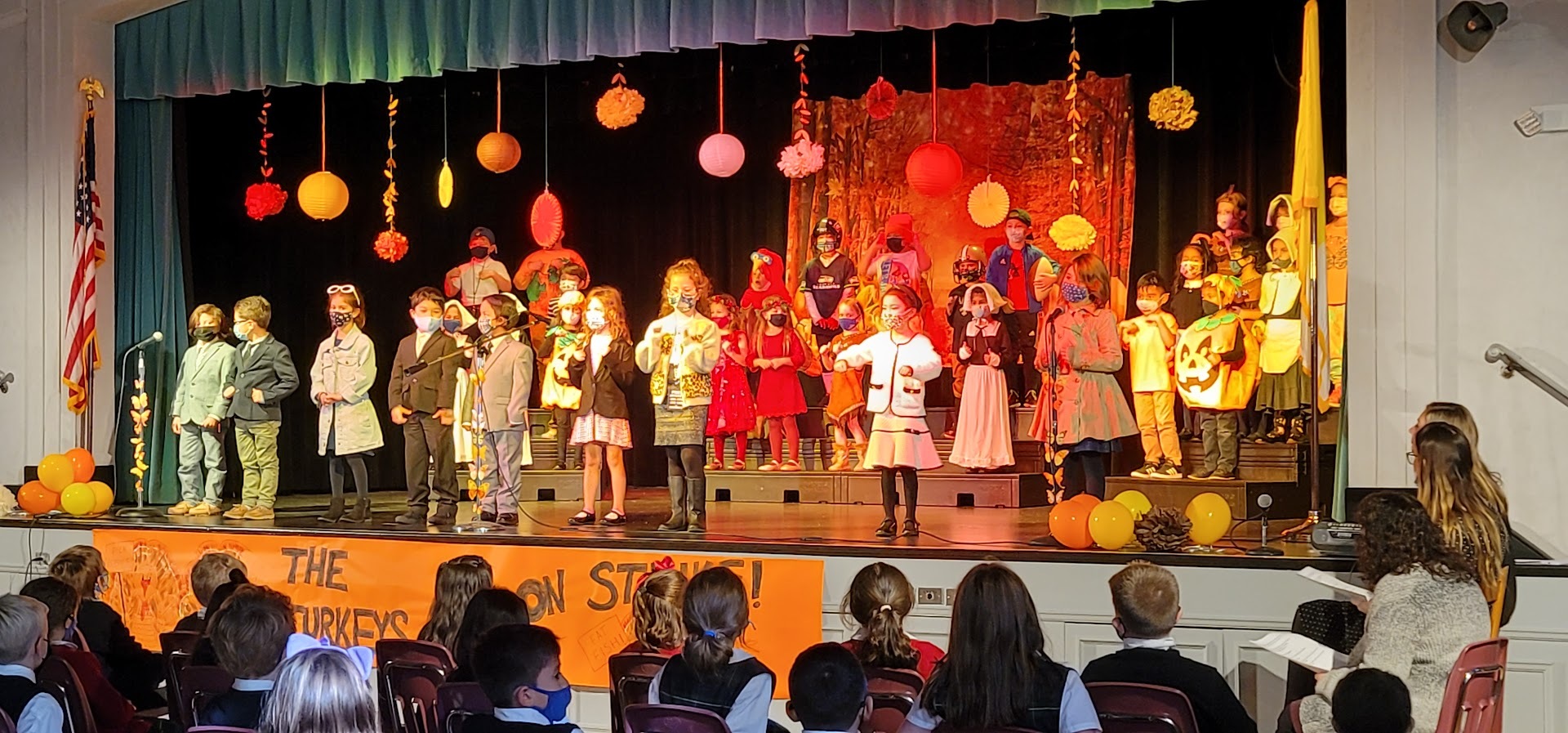 First-graders at Our Lady of the Hamptons School recently performed in 