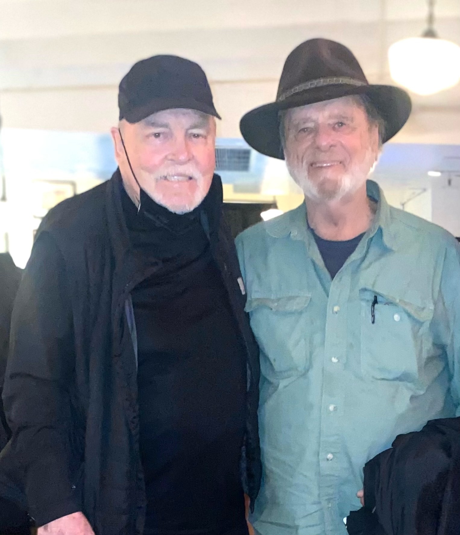 Stacy Keach and Harris Yulin in 2021.