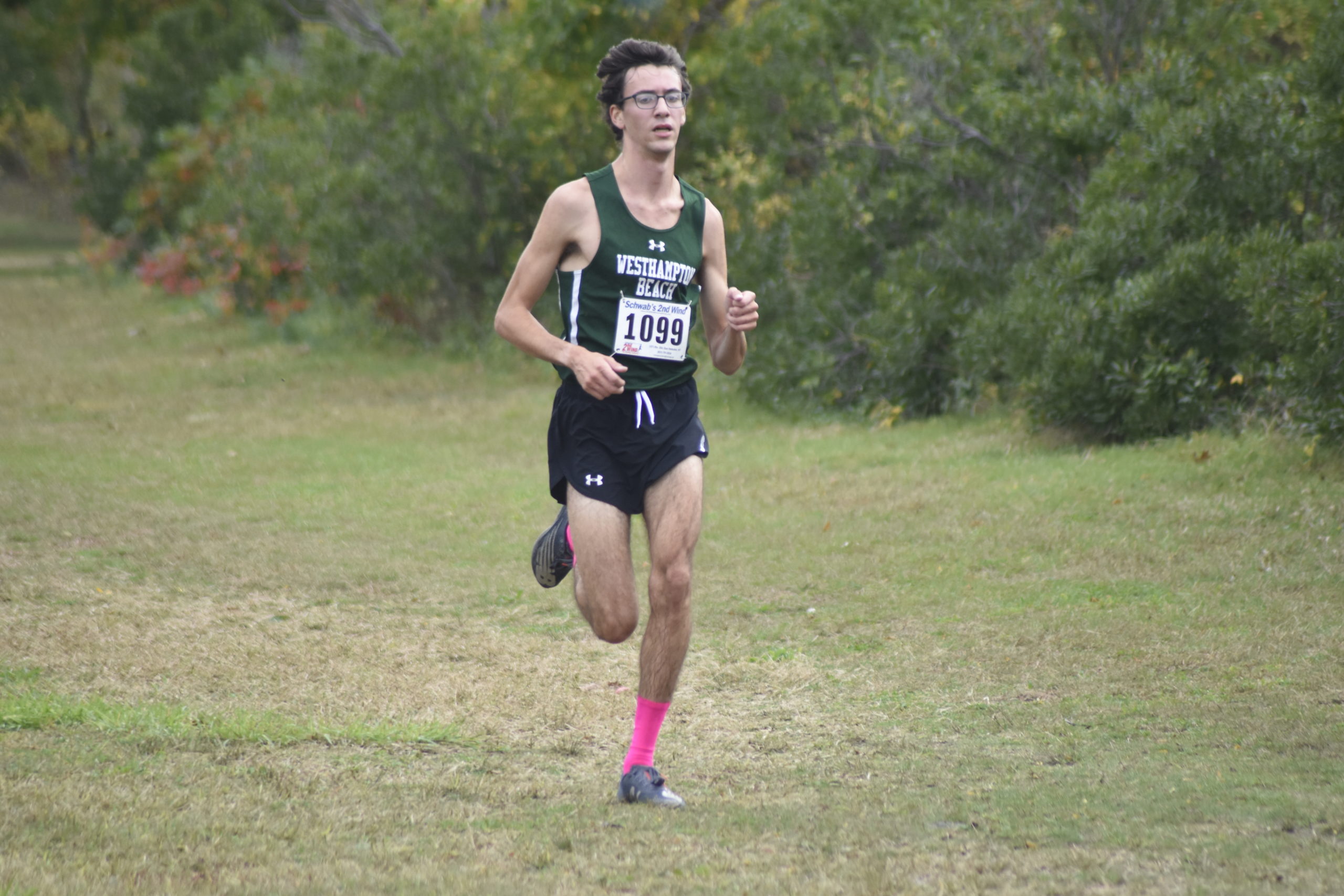 Gavin Ehlers was the fastest runner in the county at the division championships on Thursday, October 28.