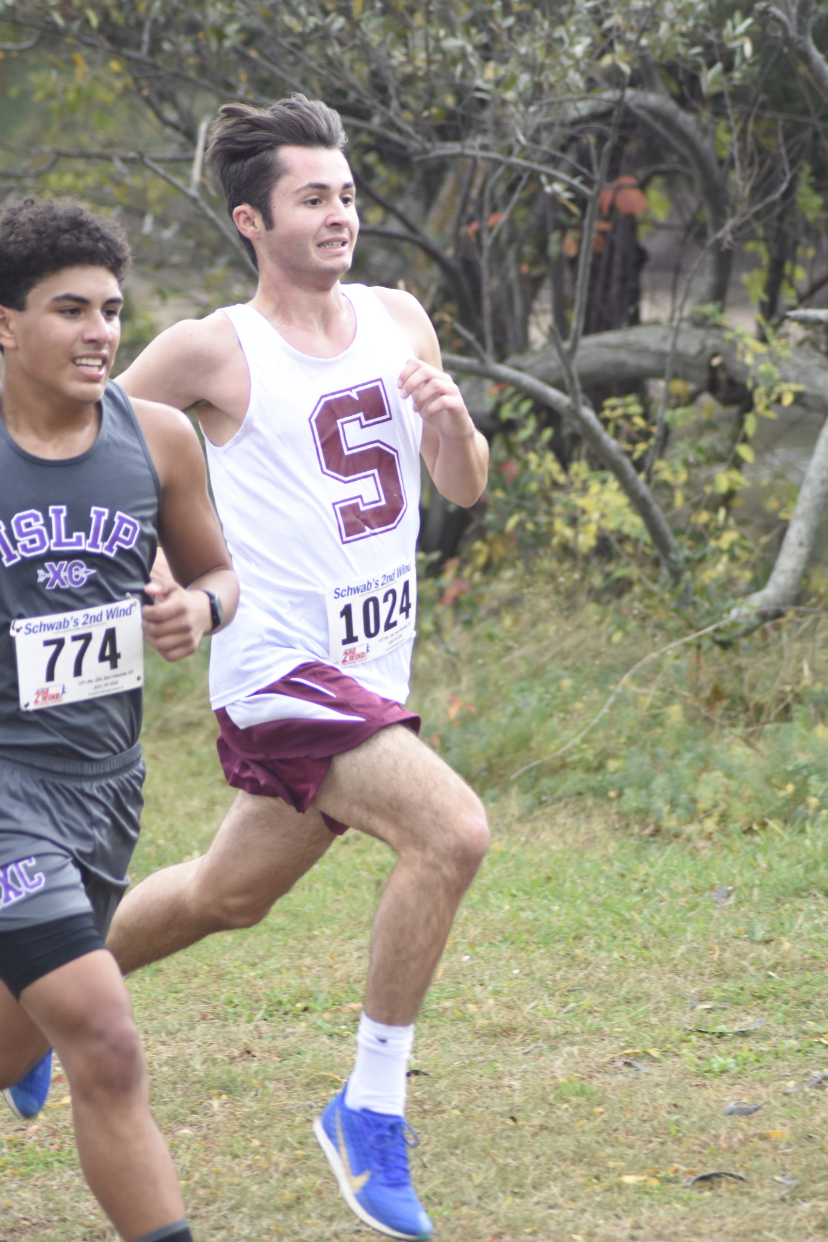 Southampton's Evan Simioni finished 13th in the Division IV race.