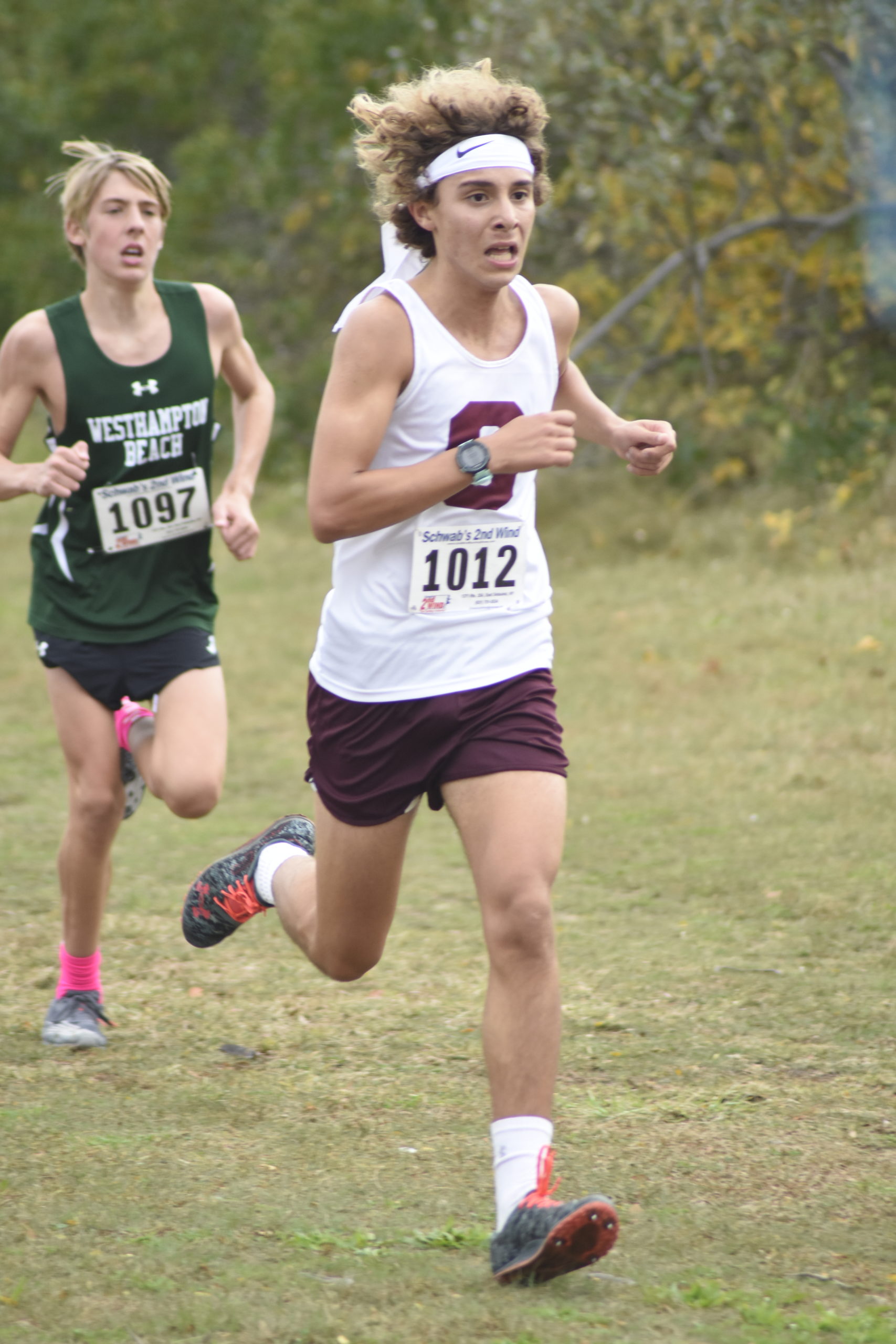 Southampton senior Saintino Arnold finished 22nd in the Division IV Championship race.