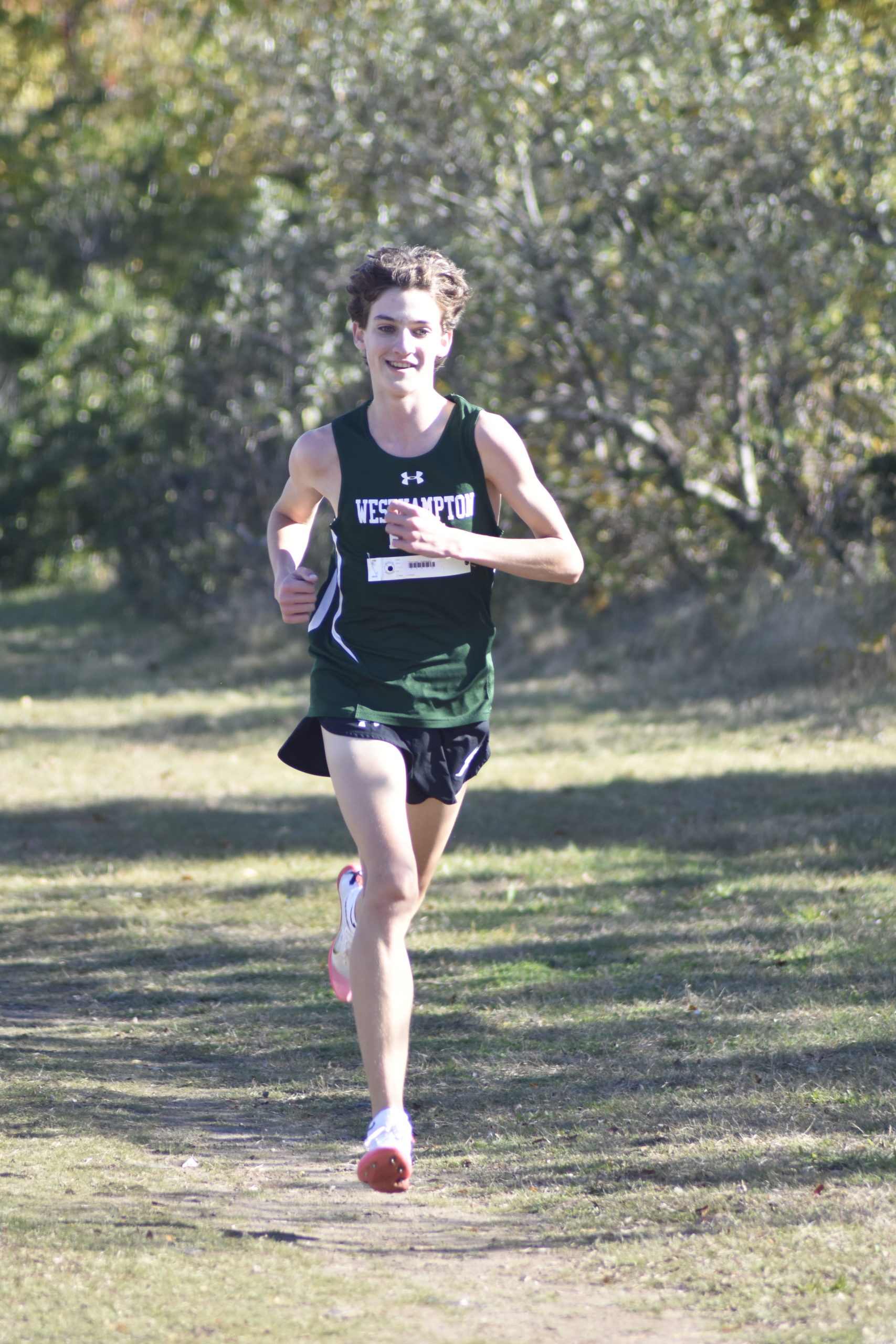 Westhampton Beach sophomore Trevor Hayes finished third overall in Friday's Class b race.