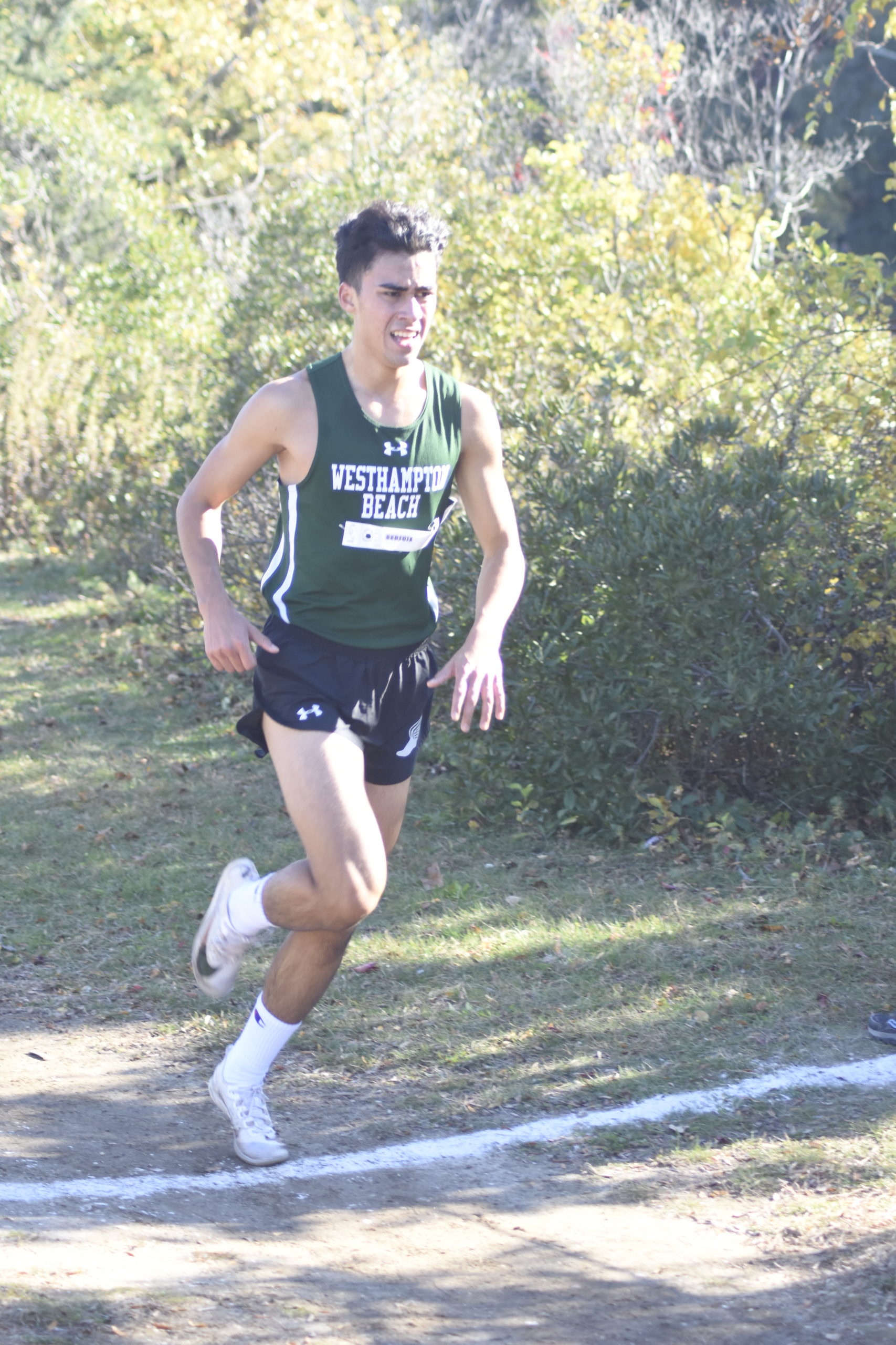 Westhampton Beach senior David Alvarado finished ninth overall in the county 