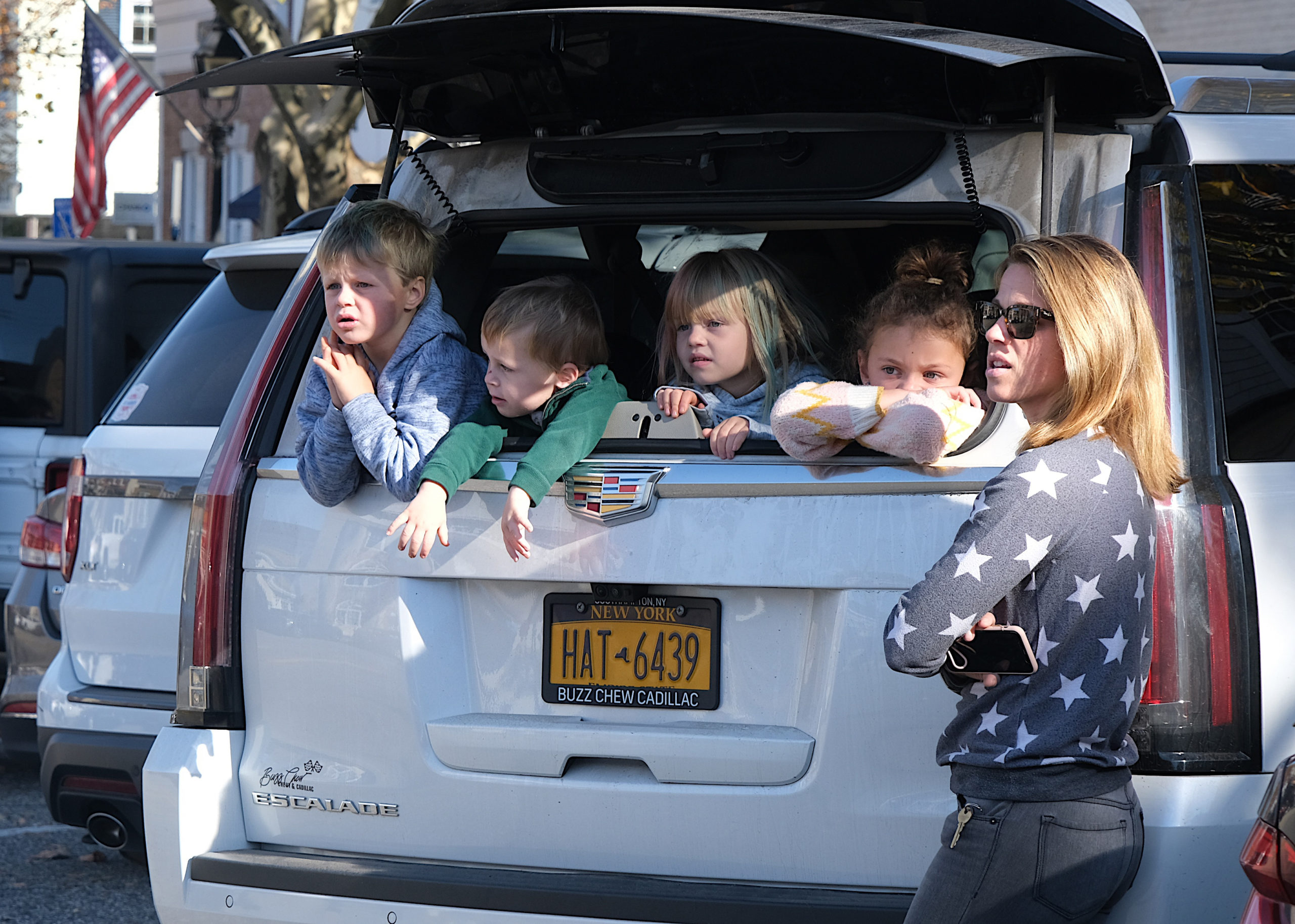 Scenes from the Sag Harbor Veterans Day ceremony on November 11.    KYRIL BROMLEY