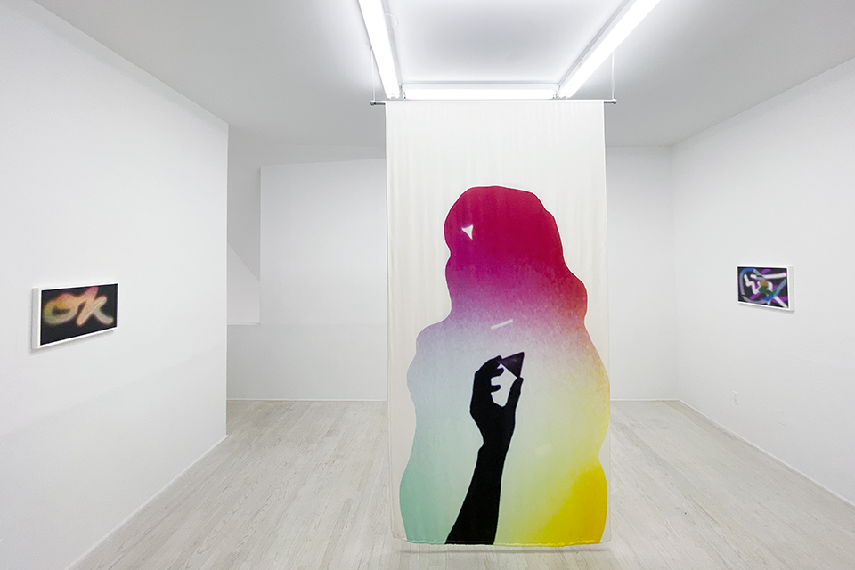 Victoria Fu's work installed at Halsey McKay Gallery in East Hampton.