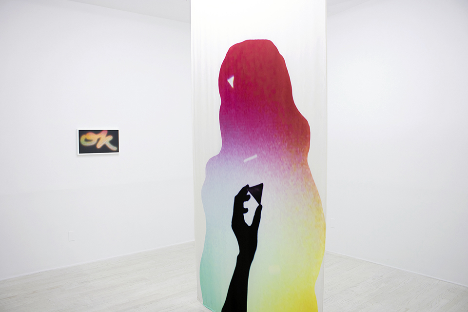 Victoria Fu's work installed at Halsey McKay Gallery in East Hampton.