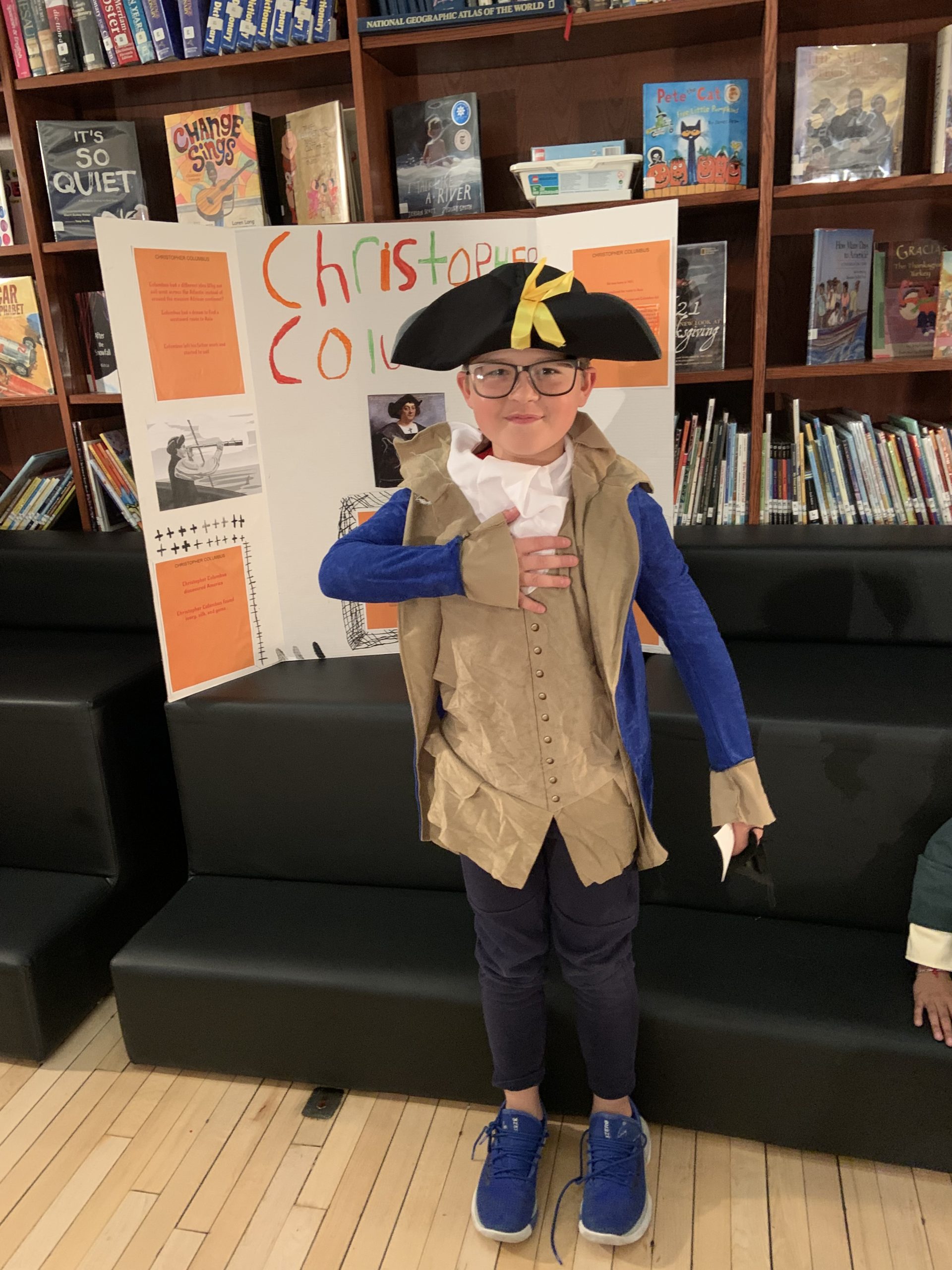 Finn Alversa as Christopher Columbus.