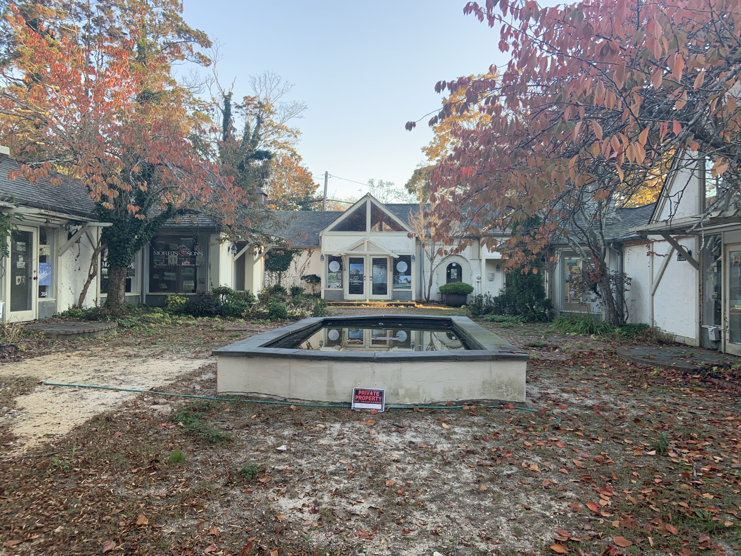 The Jobs Lane courtyard has been the subject of numerous village code violations. BRENDAN J. O'REILLY