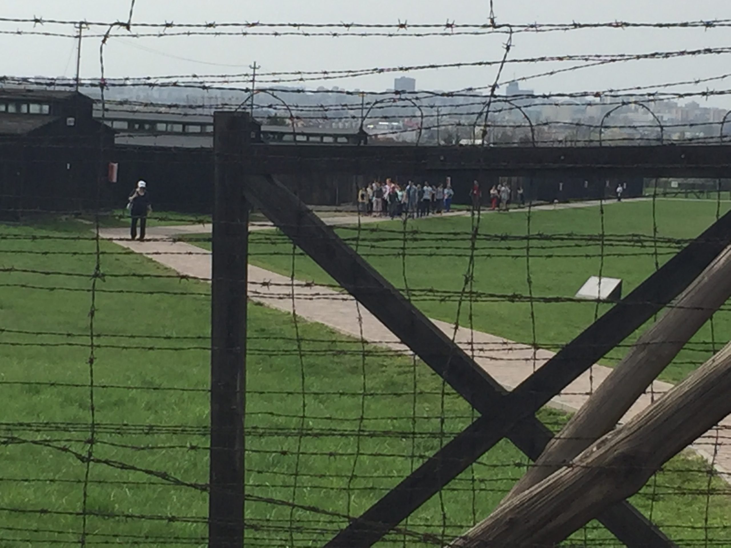 A scene from Lublin-Majdanek concentration camp in Poland.