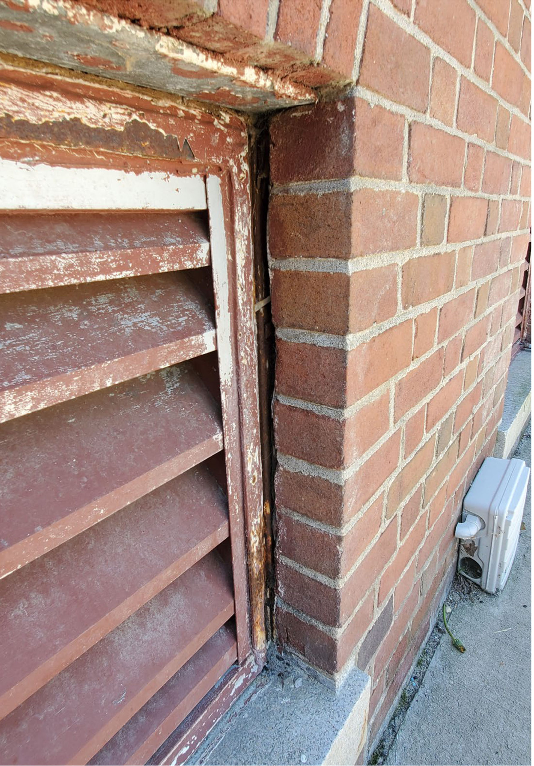 A presentation made by district architect Saverio Belfiore at the Sag Harbor Schools Board of Education meeting on Monday night included photos of repairs that need to be made to several buildings as part of a $955,000 masonry project to be completed this summer that will be paid for by money from the district's repair reserve funds.