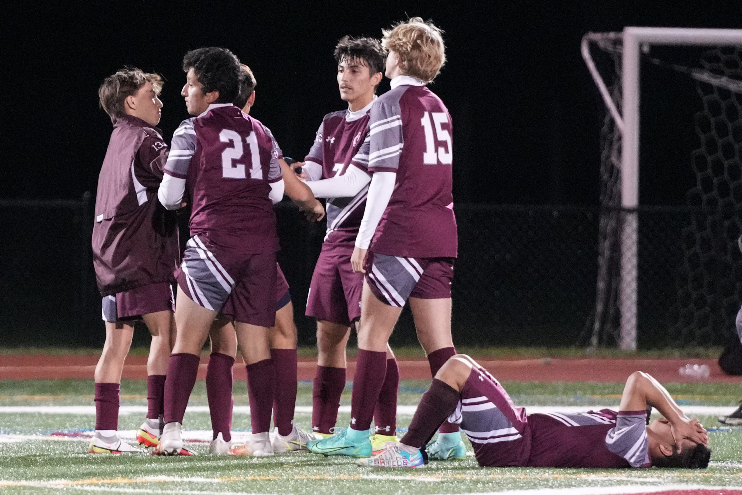 The Mariners lost in a shootout, 6-5, to Mattituck in the Suffolk County Class B semifinals on Thursday, October 28.