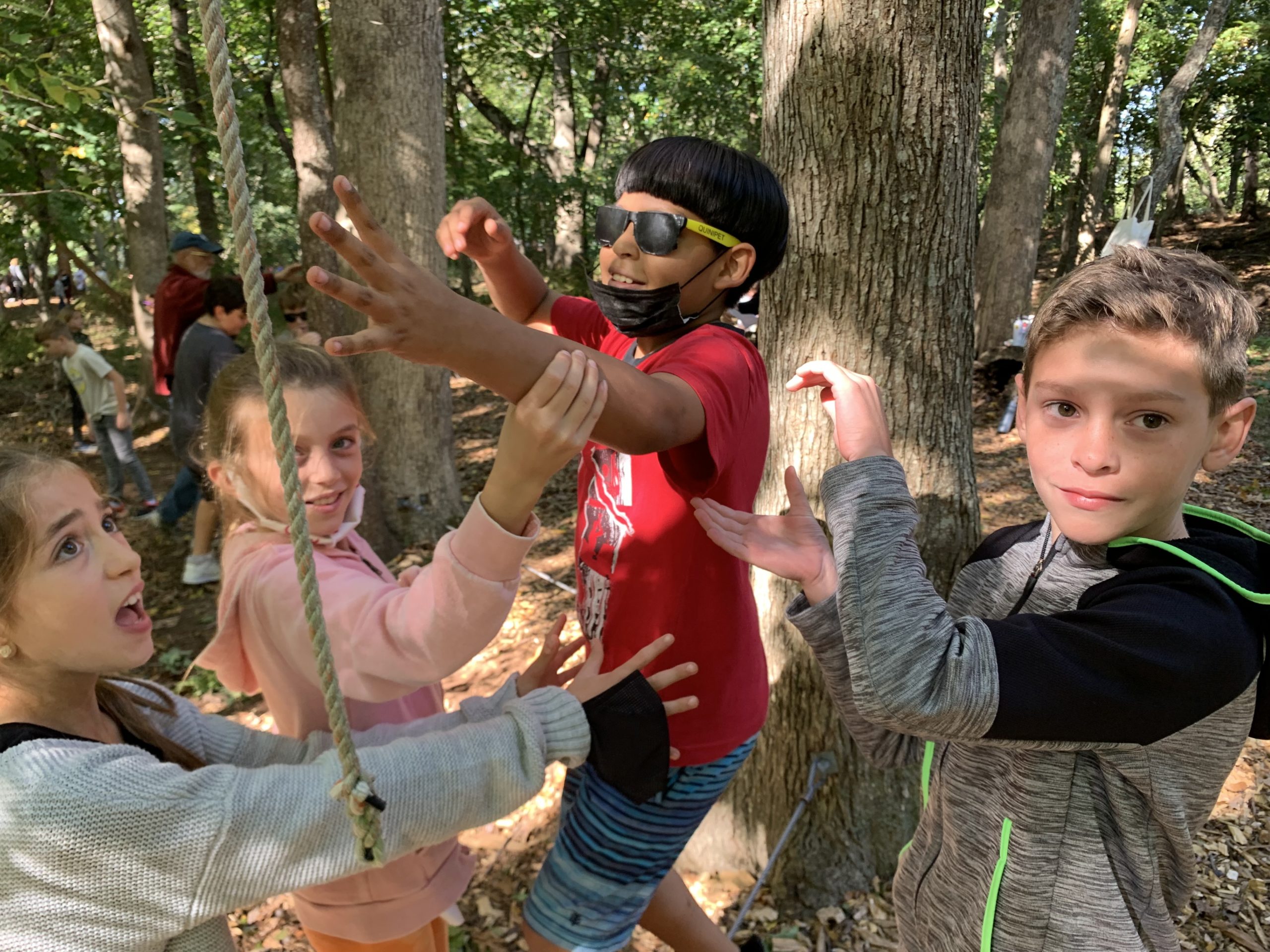 Sag Harbor Elementary School fifth graders traveled to Camp Quinipet for a day of team building and individual growth.