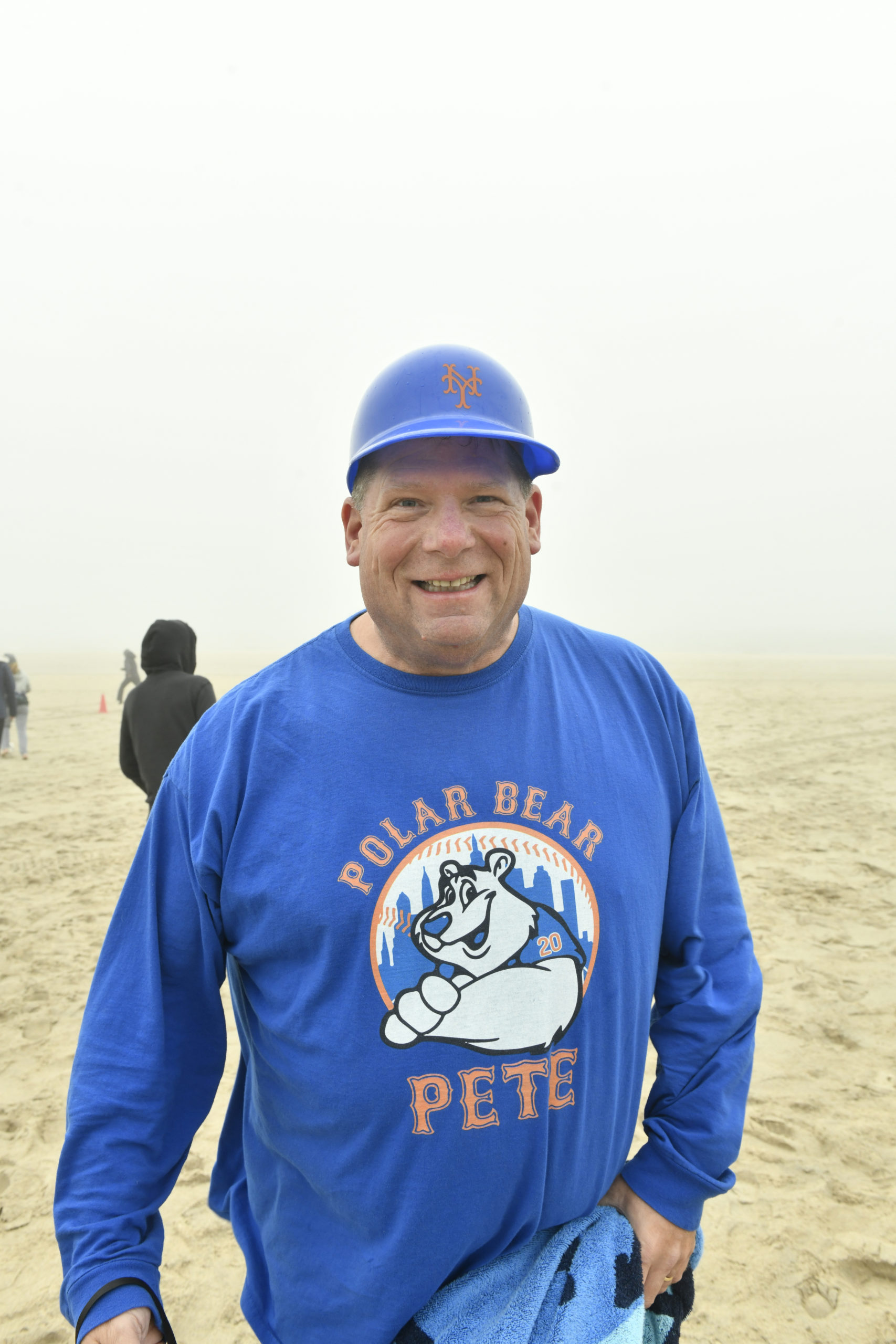 Lee Burnett at the Polar Bear Plunge.