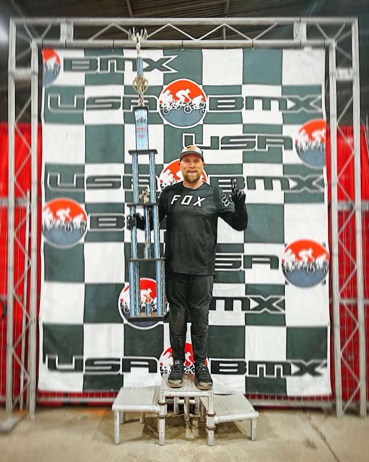 Eric Flagg of Hampton Bays won a pair of national titles at the BMX Grand Nationals in Tulsa, Oklahoma, the week of Thanksgiving.