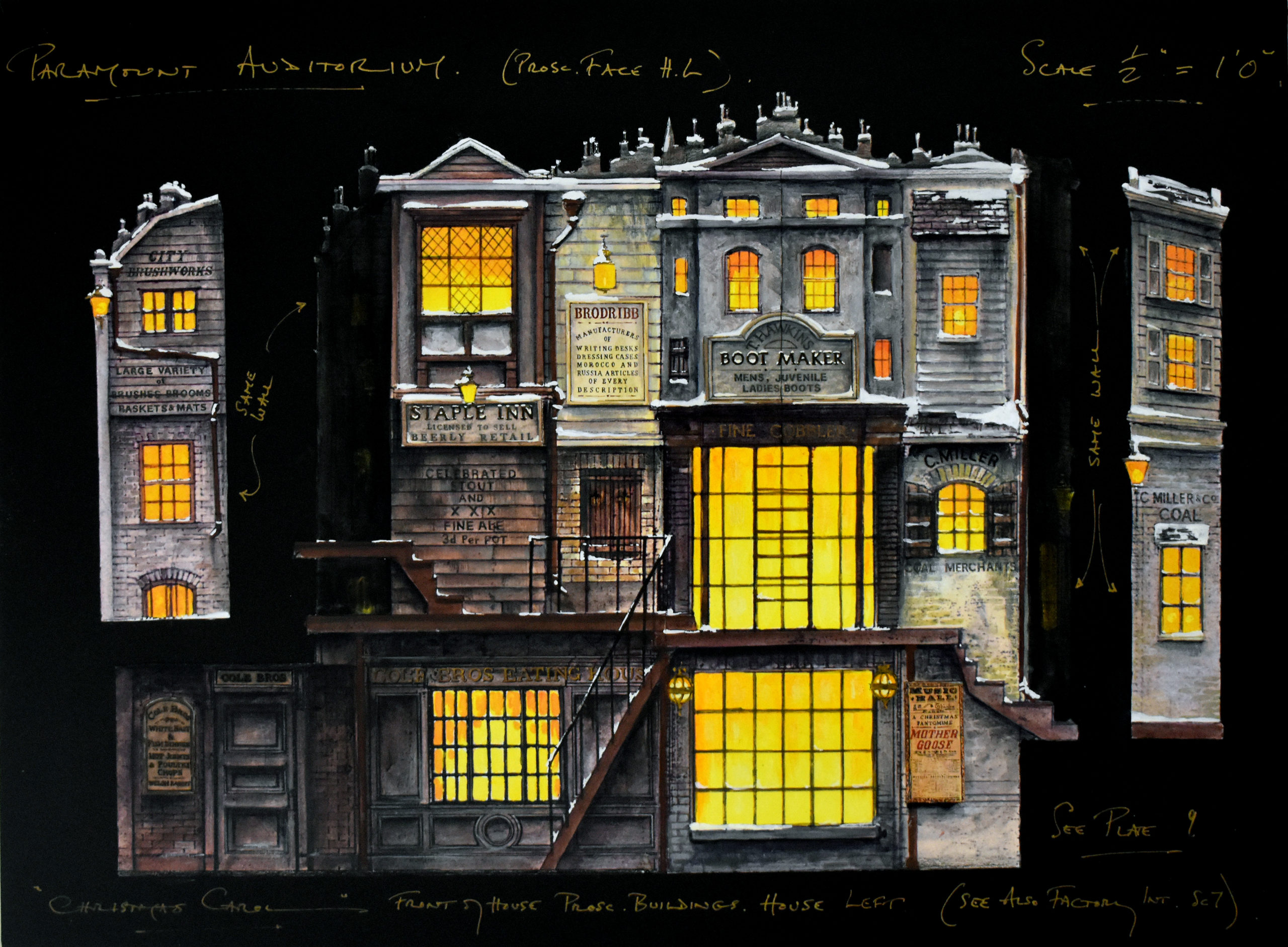 Tony Walton's set design for 