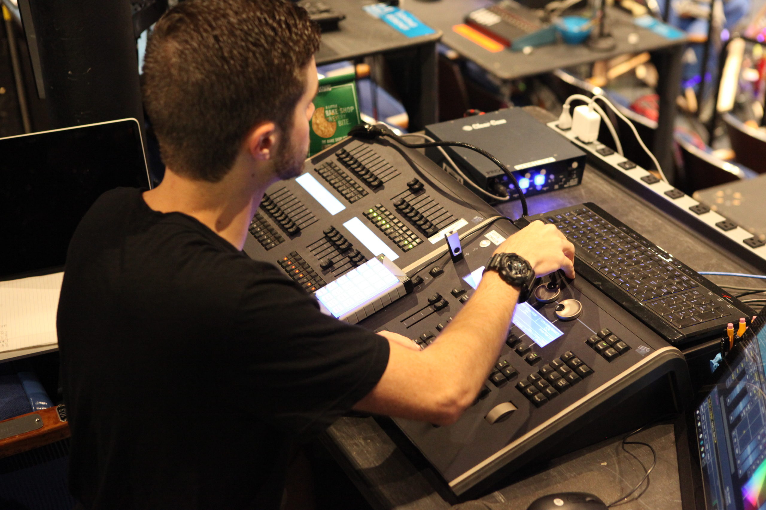 The Bay Street Theater Internship Program in action.