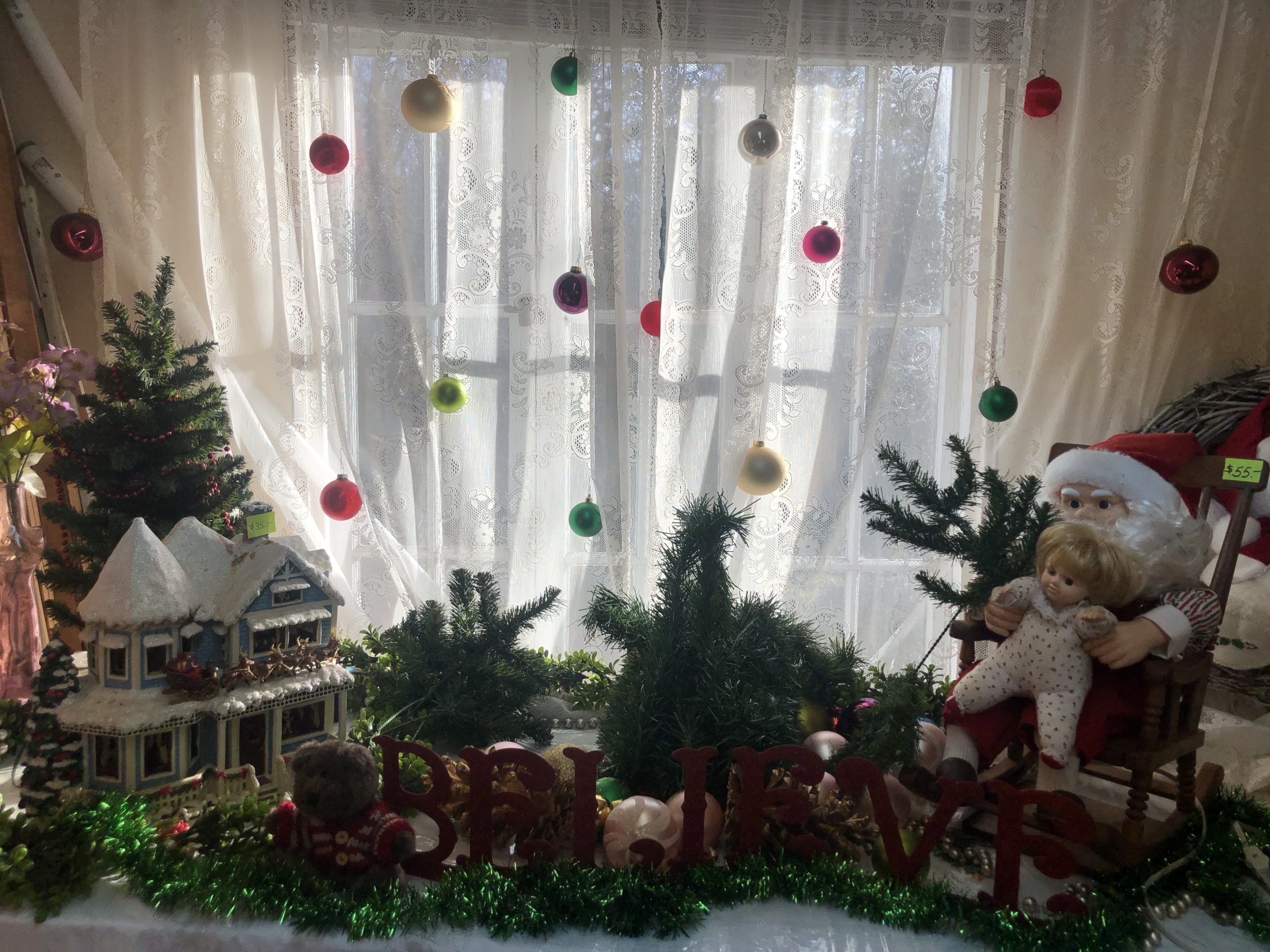 The gift shop at Olsen's Christmas Tree Farm in Flanders, which has been in business since 1951.