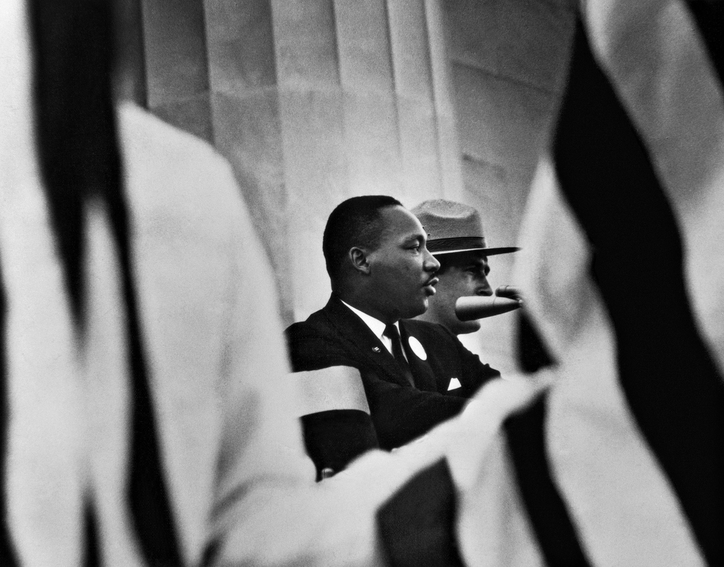 A photograph of Dr. Martin Luther King Jr. by Gordon Parks. COURTESY PARRISH ART MUSEUM