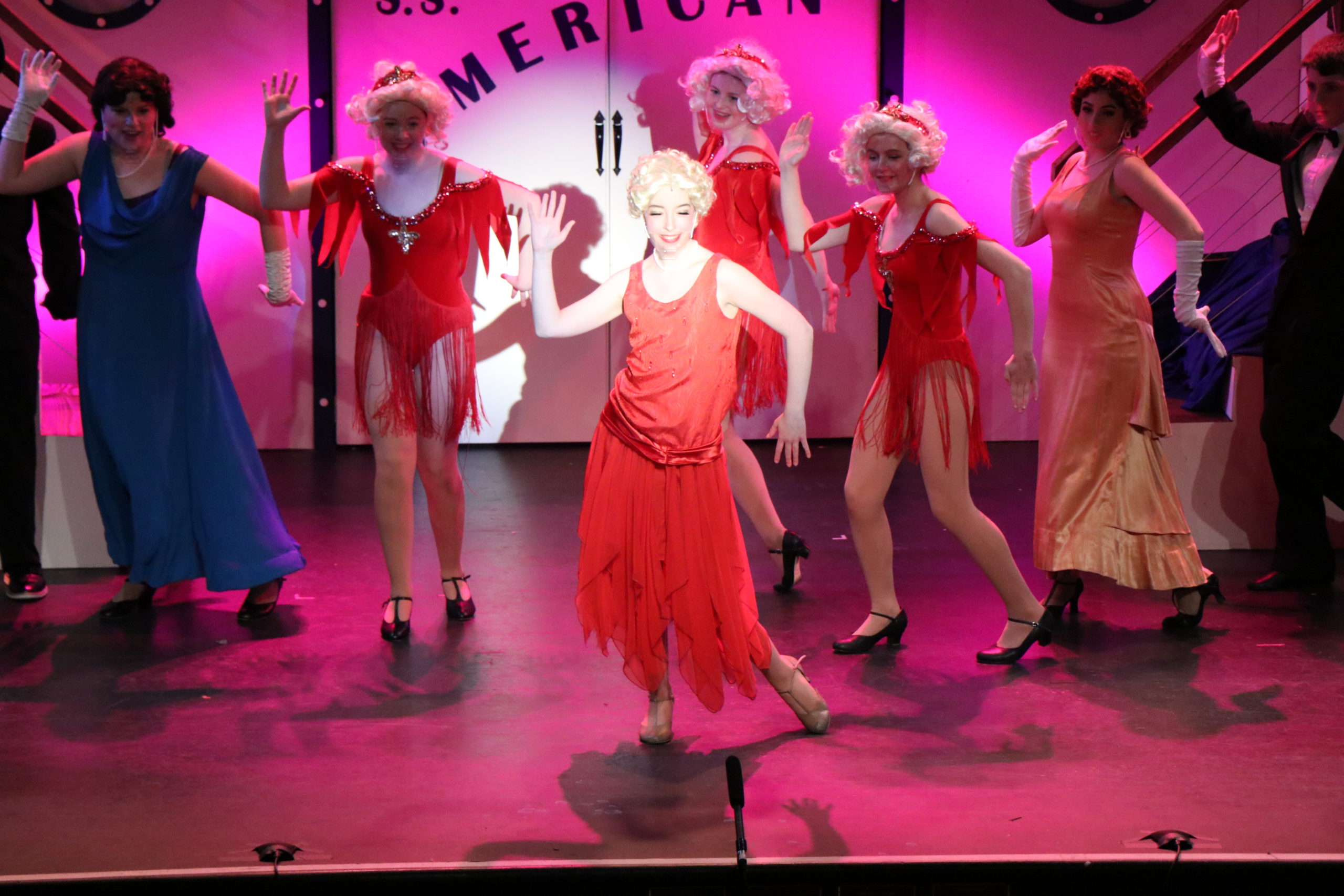 On January 21 and 22, the Teen Theatre Troupe of Westhampton Beach Performing Arts Center (WHBPAC) Arts Academy debuted the Cole Porter musical “Anything Goes.