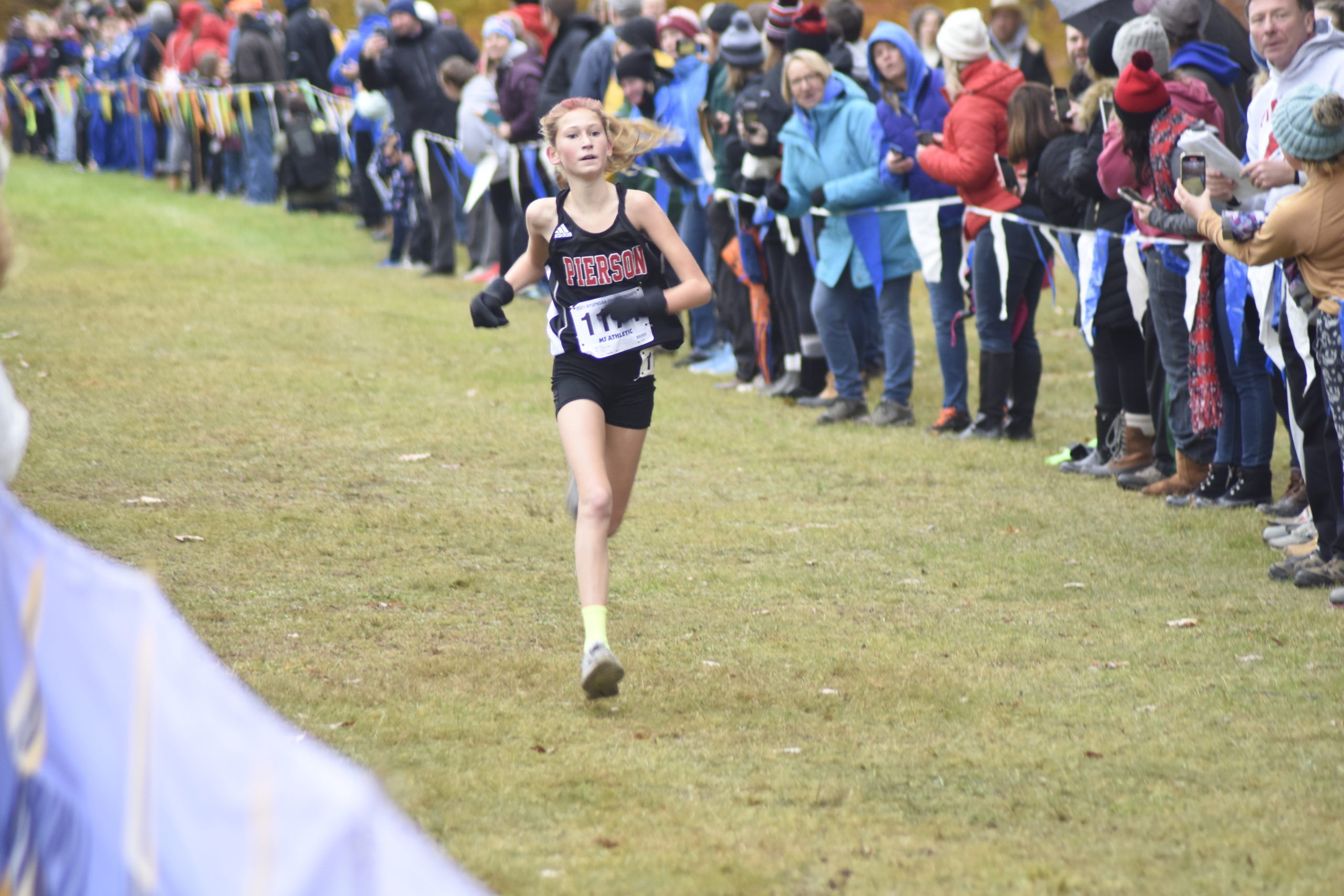 Sara O'Brien helped lead the Pierson girls cross country team to the state meet.