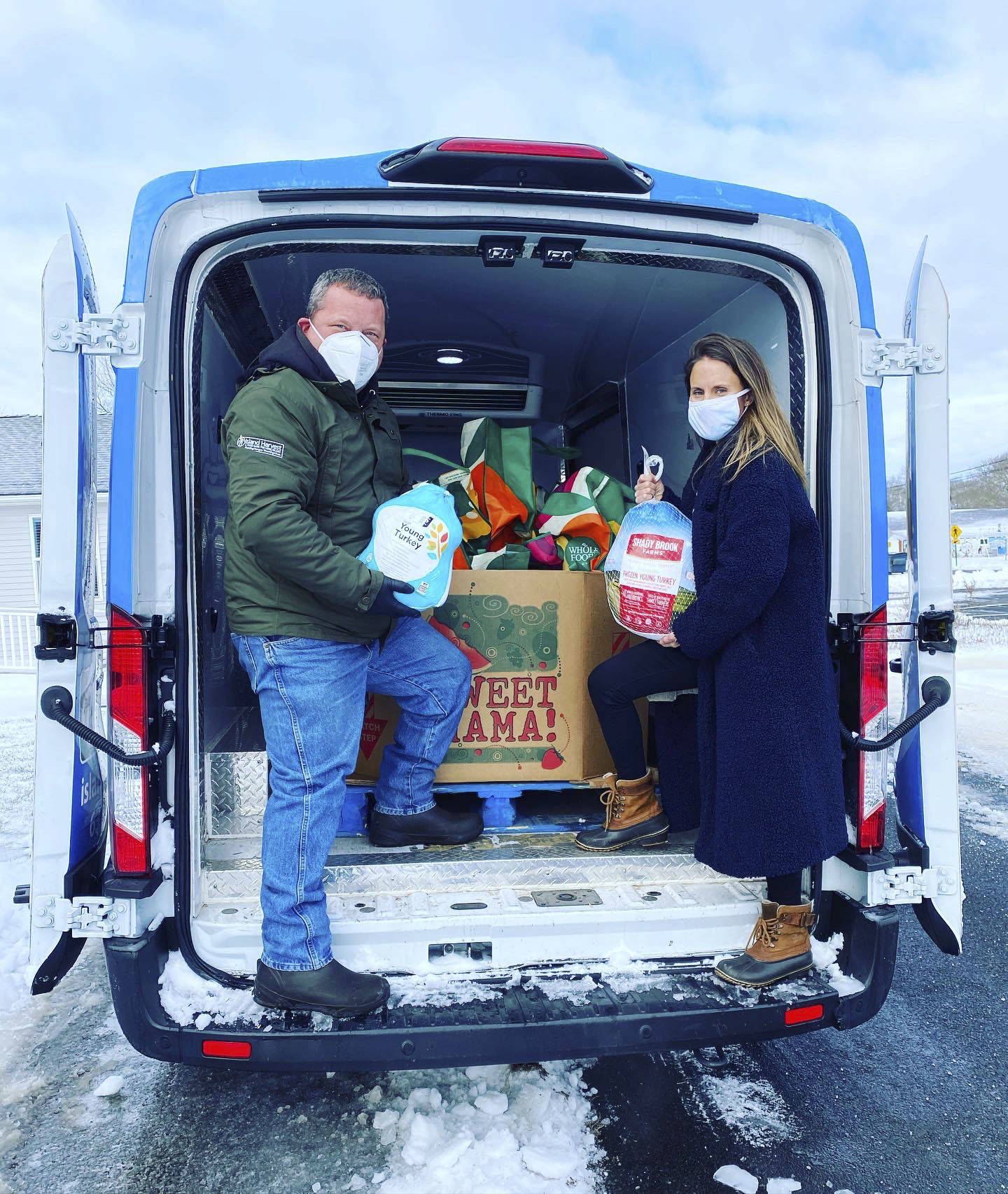 Thanksgiving turkeys for veterans.