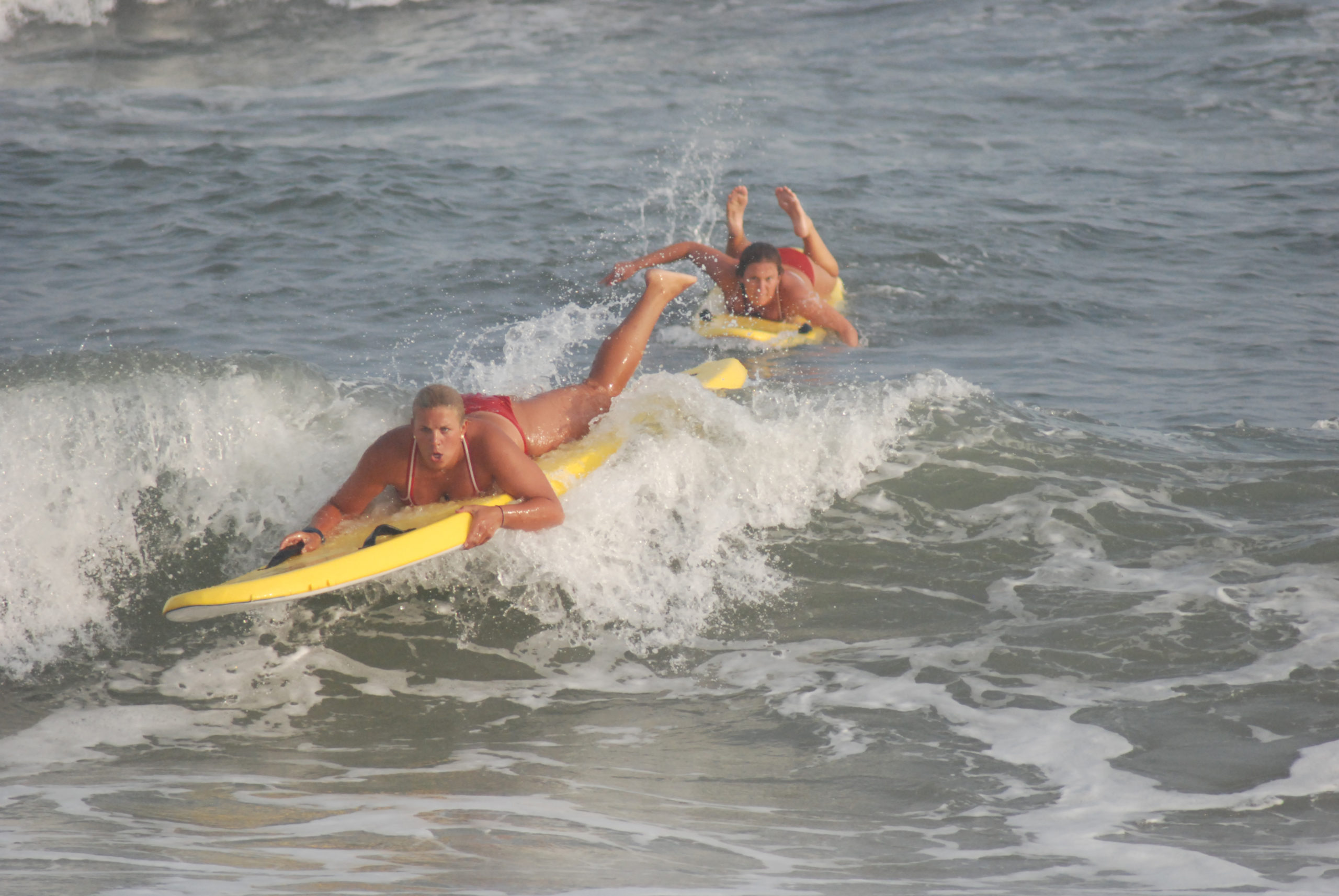 Ciara McKeon at a lifeguard competition in July of 2013.