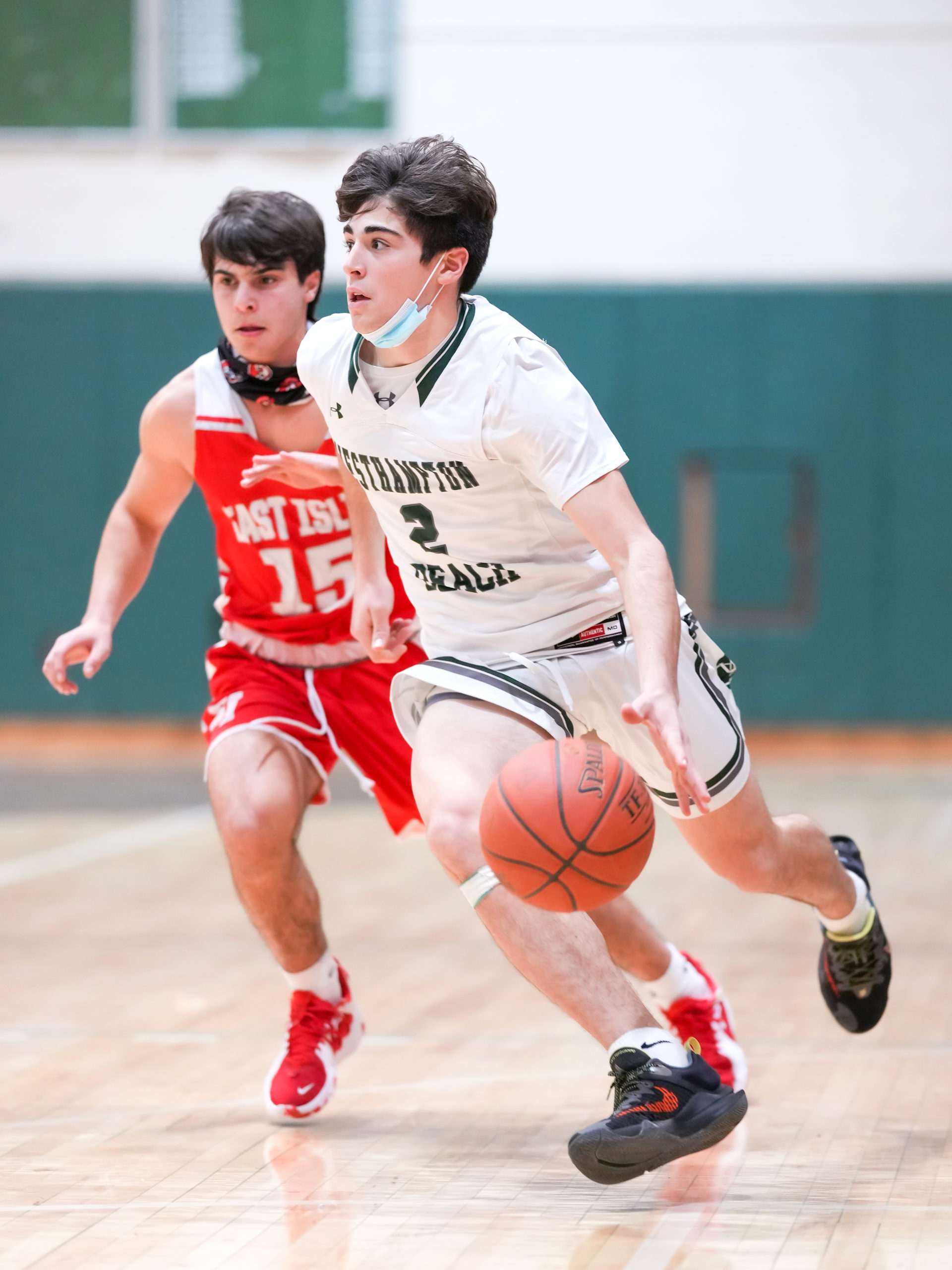 Senior guard Danny Naglieri carries the ball down the court. RON ESPOSITO