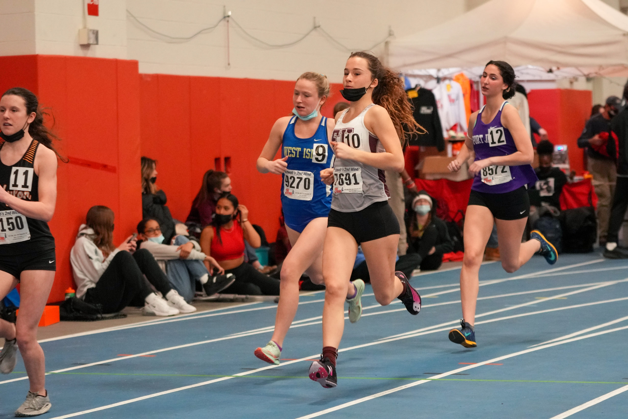 East Hampton senior Dylan Cashin competed in the 3,200-meter race at the state qualifier.