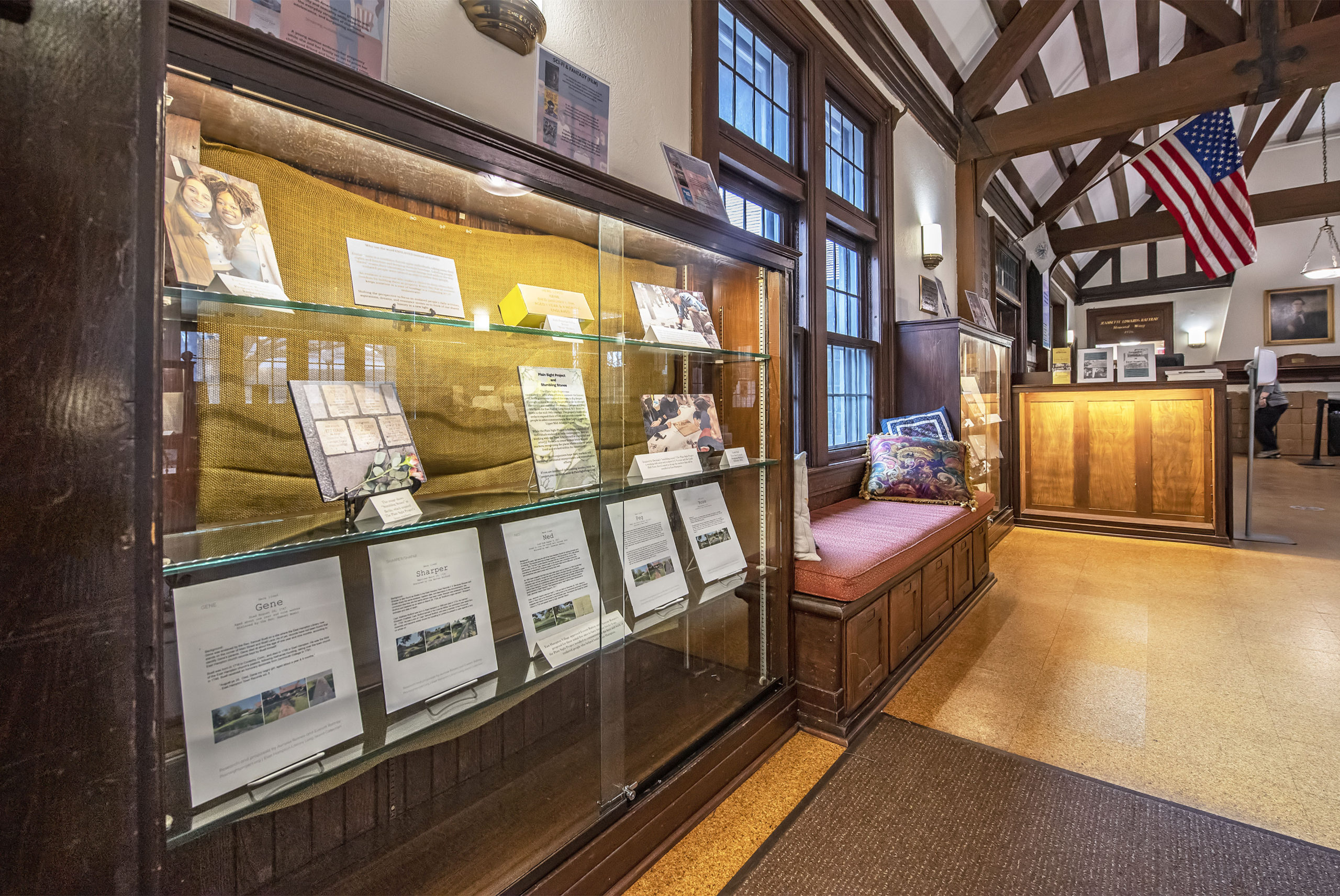 The East Hampton Library's Long Island Collection has put up a new exhibit featuring some of the tangible historical evidence of the presence of Black slaves in the households of wealthy local residents in the 17th and 18th centuries, who have rarely been acknowledged as playing a role in the growth of the community.