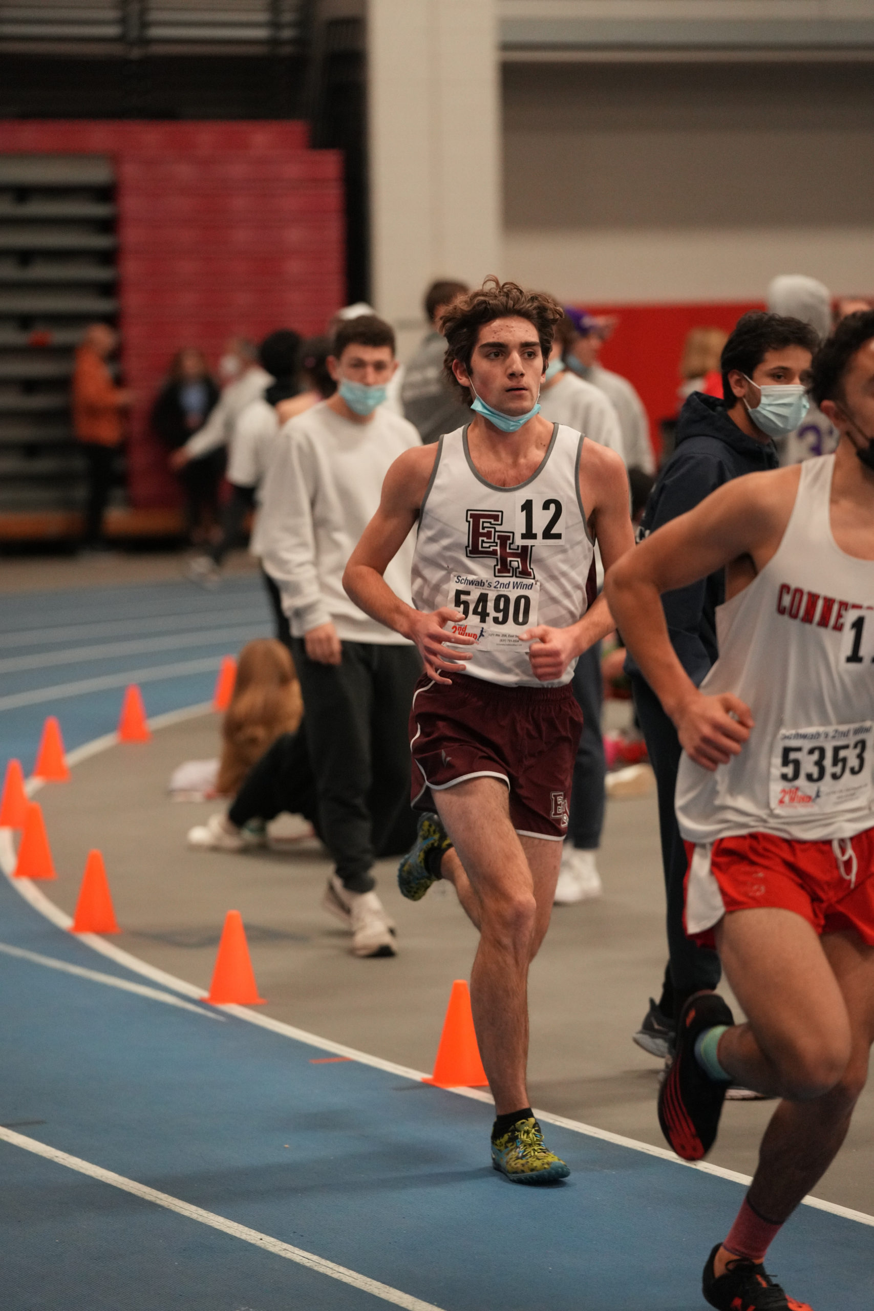 Pierson senior P.J. Ramundo competed in the 3,200-meter race on Monday night.