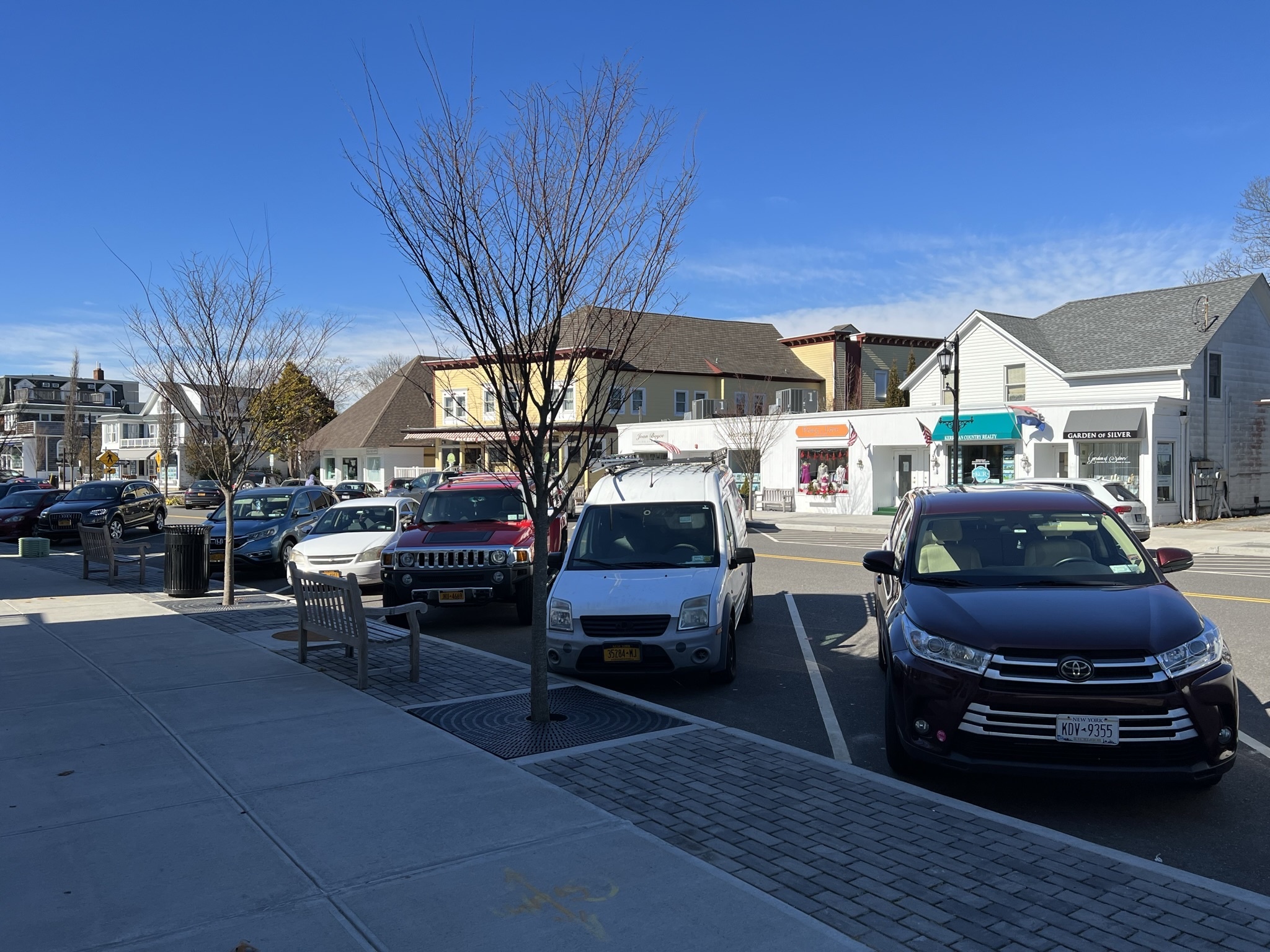 Westhampton Beach Village Police will be testing a new electronic parking ticket system on Main Street in the village this summer. BILL SUTTON