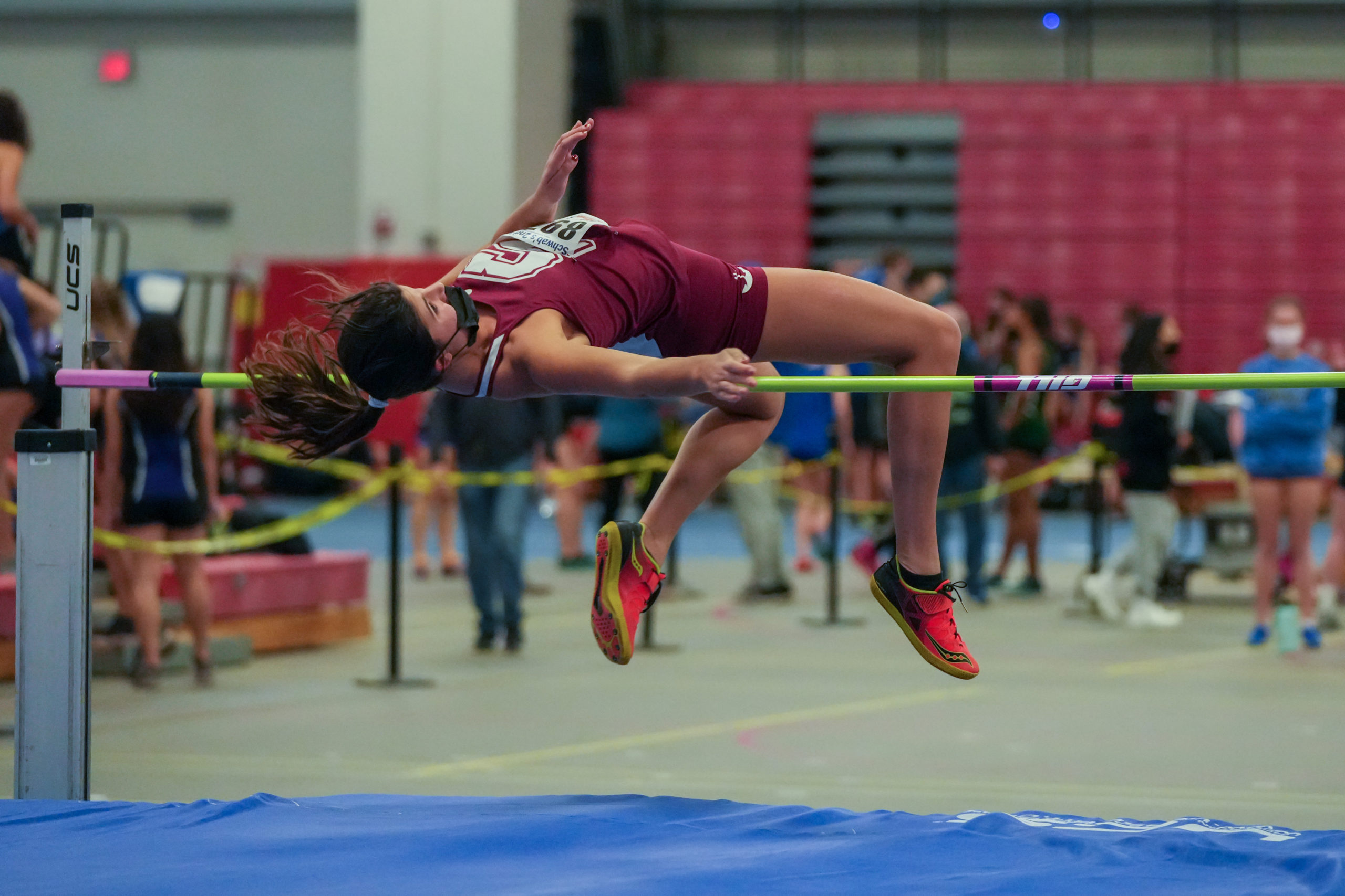 Southampton senior Bridget Ferguson was the Small Schools Champion in the high jump on Sunday.