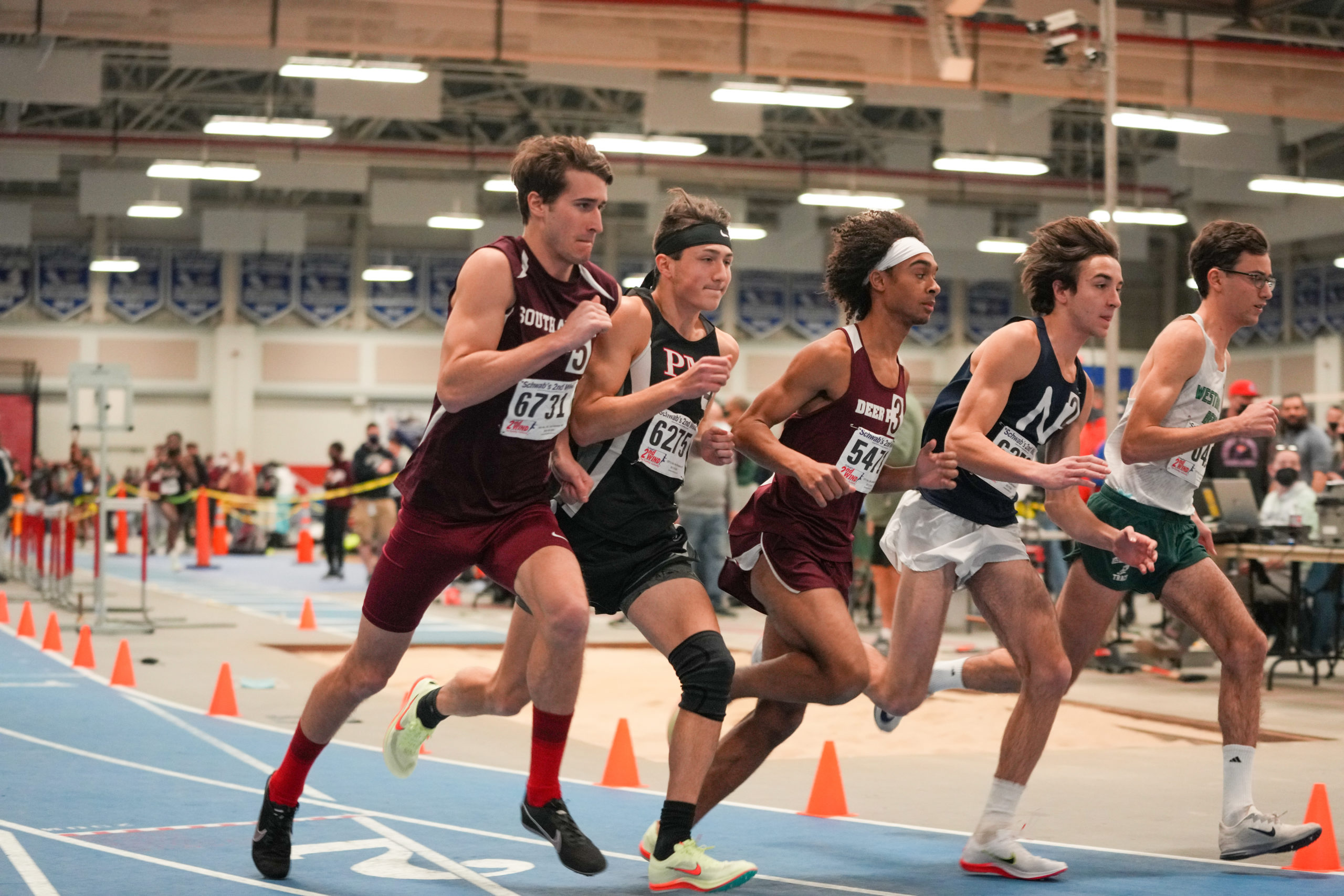 Southampton senior Billy Malone in the 1,000-meter race.