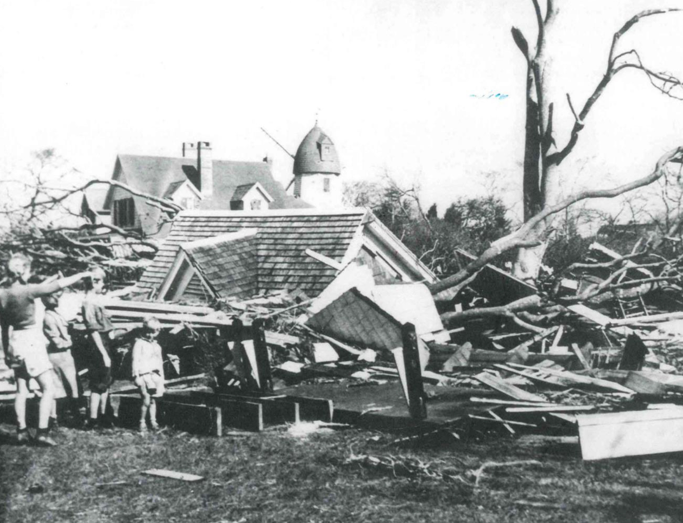 The windmill was still standing after the 1938 Hurricane.