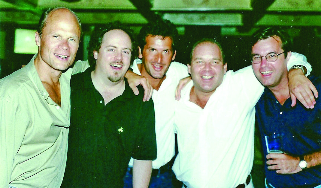 From left:  Mike Martin, Peter Morford, Chris Rout, Steve Nardy and Scott MacWhinnie.