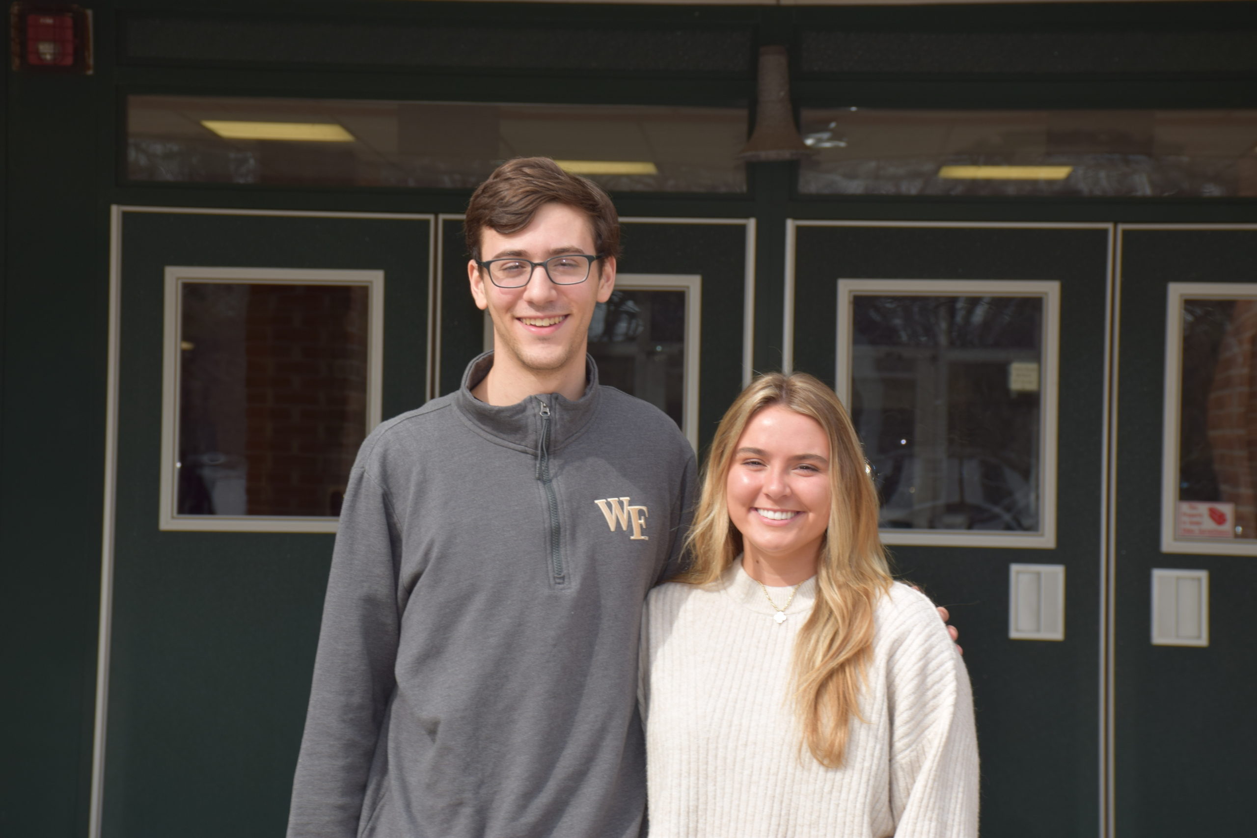 Westhampton Beach High School has named Gavin Ehlers and Madison Quinn as its Class of 2022 valedictorian and salutatorian.