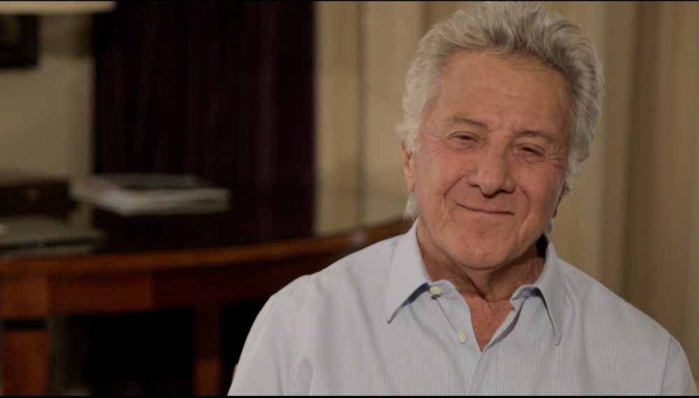Dustin Hoffman being interviewed in Matthew Miele's documentary 
