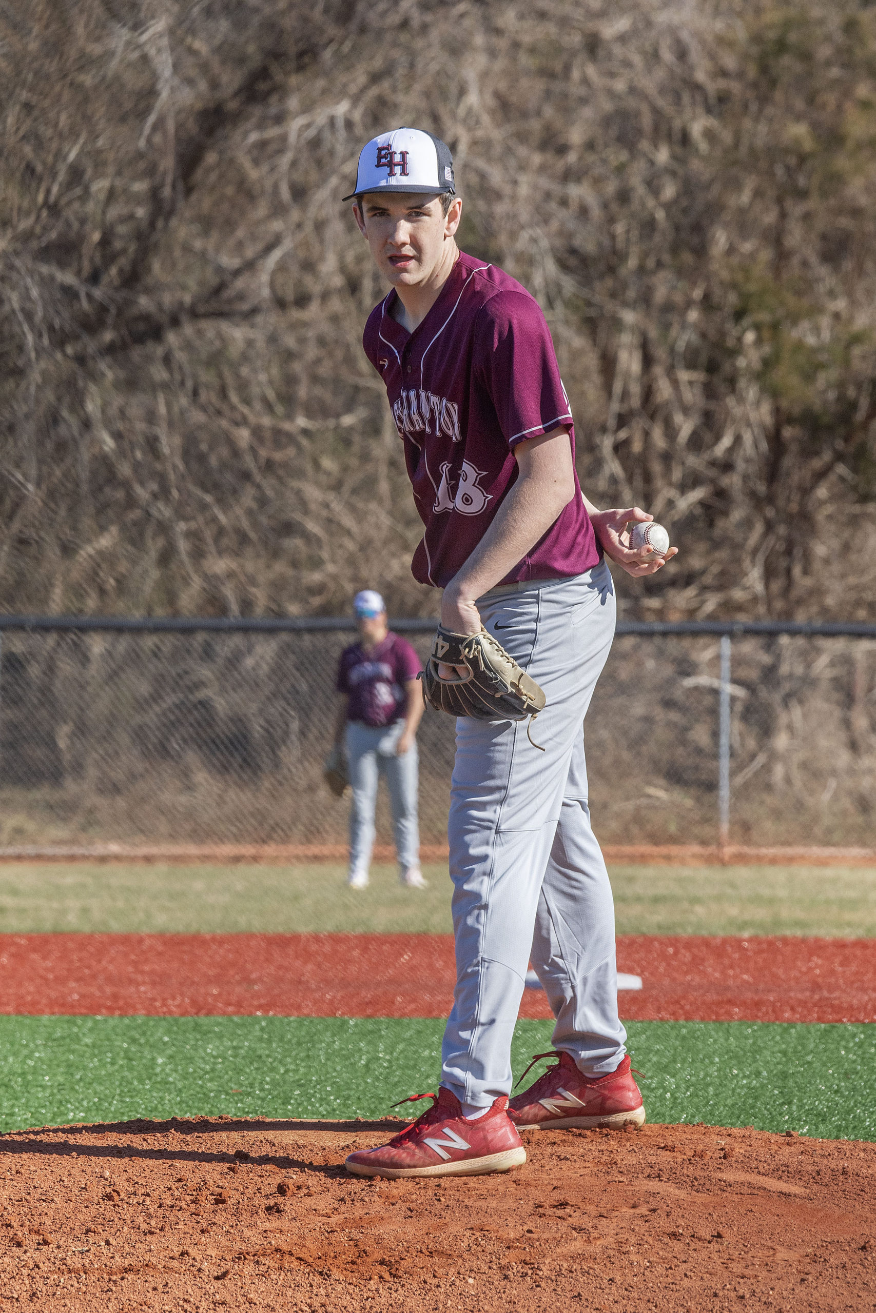 Colin Ruddy is expected to be one of the top pitchers in Suffolk County this season.   MICHAEL HELLER