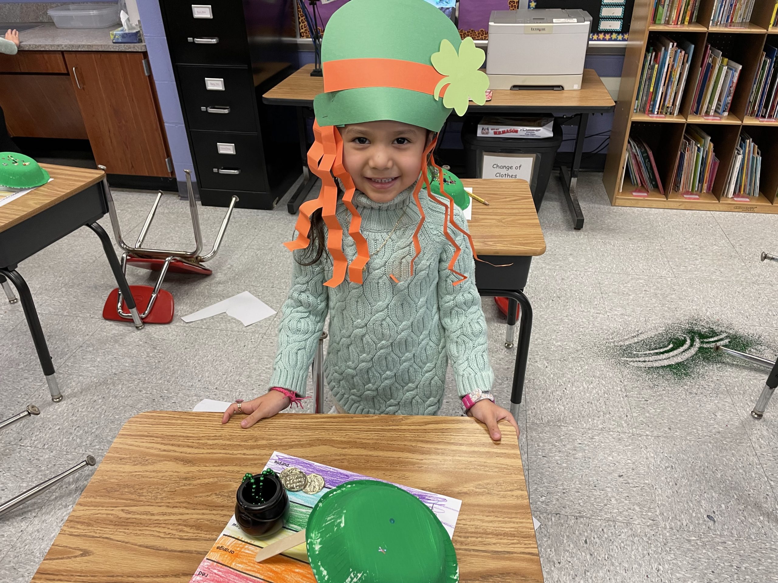Hampton Bays Elementary School celebrated St. Patrick’s Day on March 17 with a variety of fun activities.