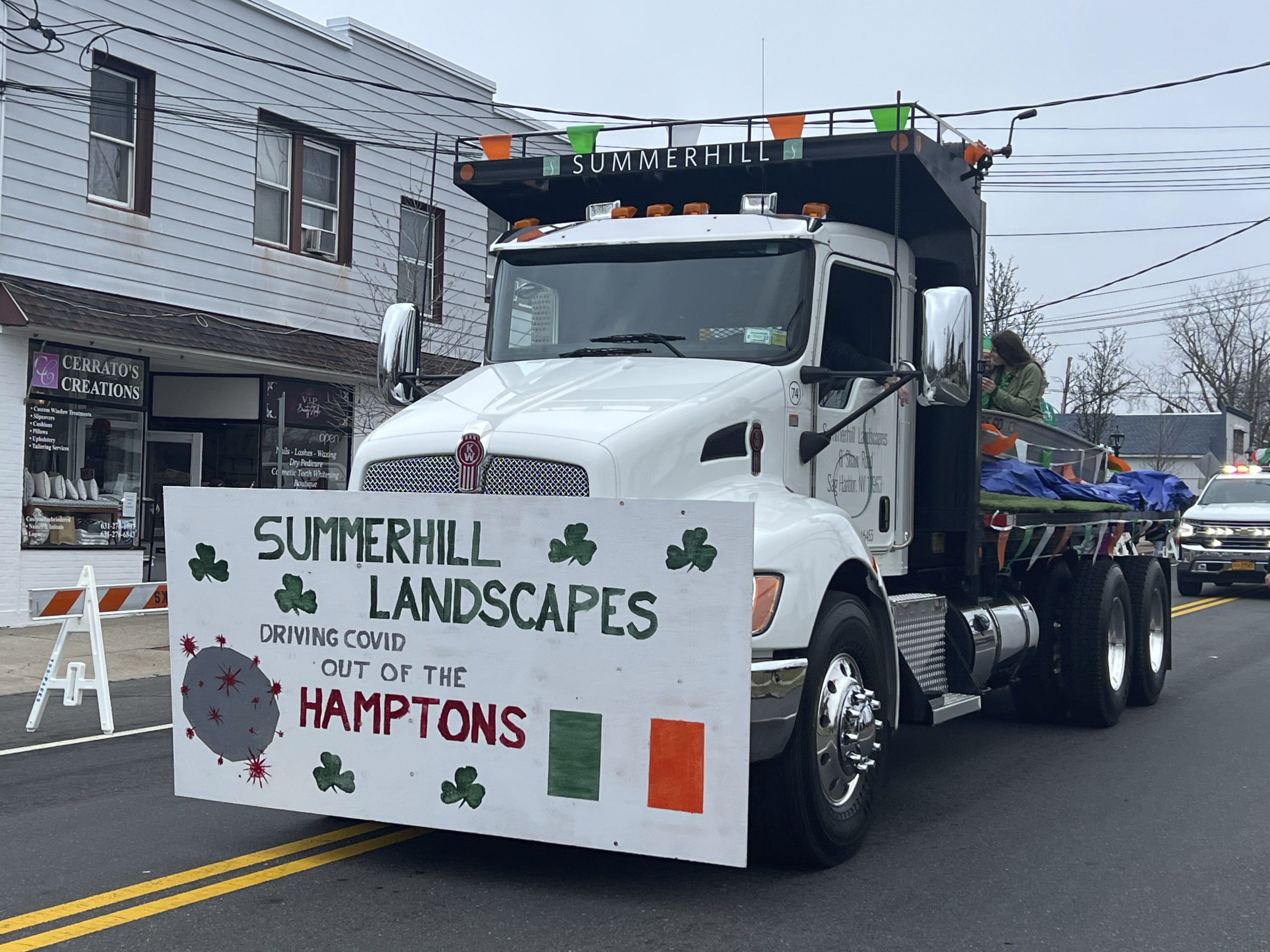 The Hampton Bays St. Patrick's Day Parade on Saturday.  DANA SHAW